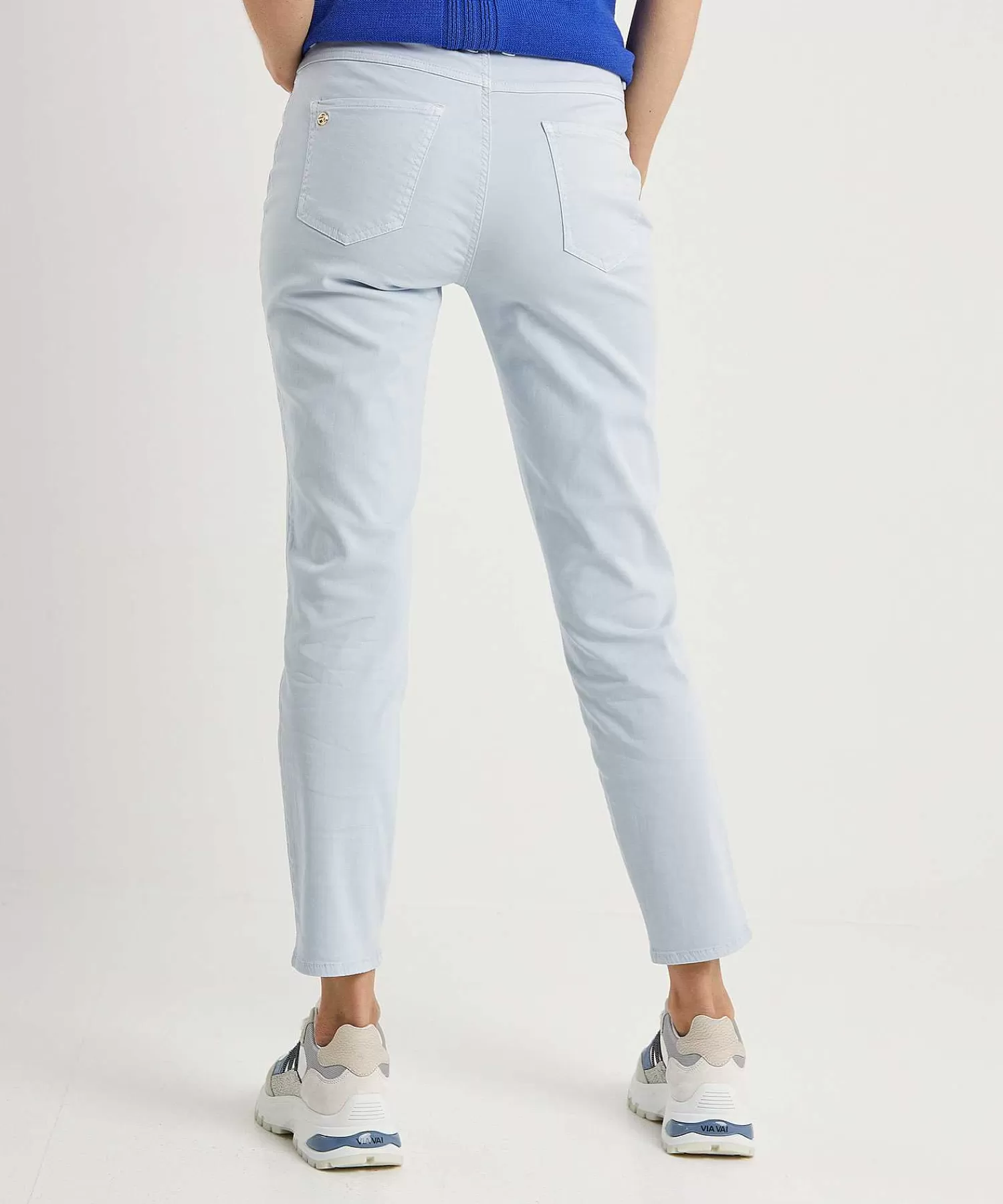 Rosner Pantalon Slim Fit Con Cinturon Alisa Sale