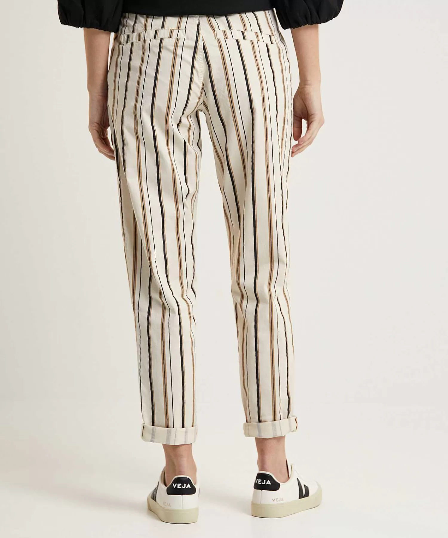 Summum Pantalon Loose Fit Rayas Best Sale
