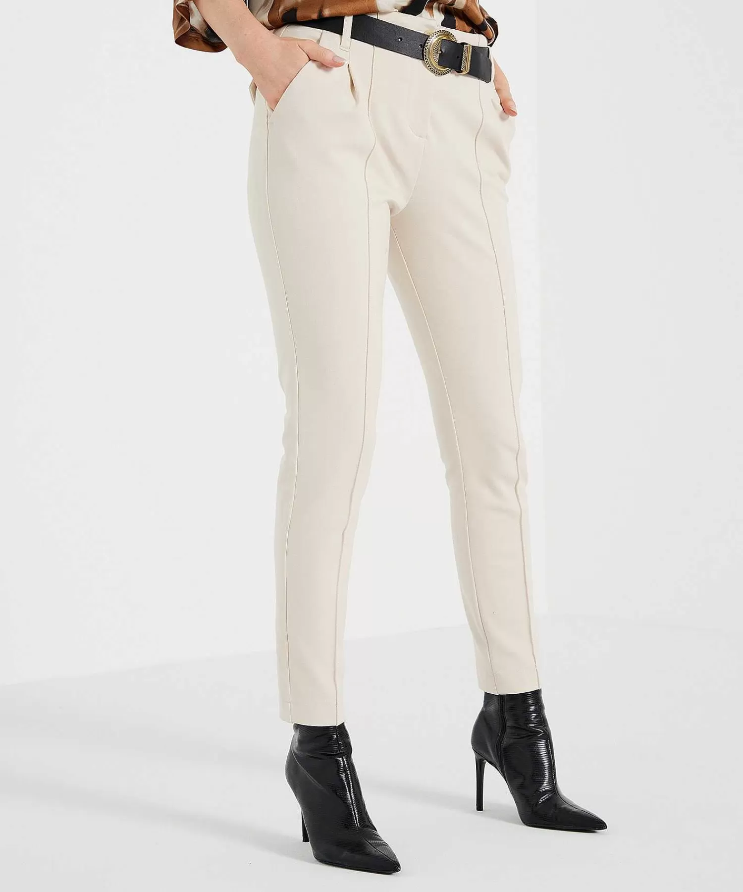 Summum Pantalon Paperbag Punto Milano Cheap