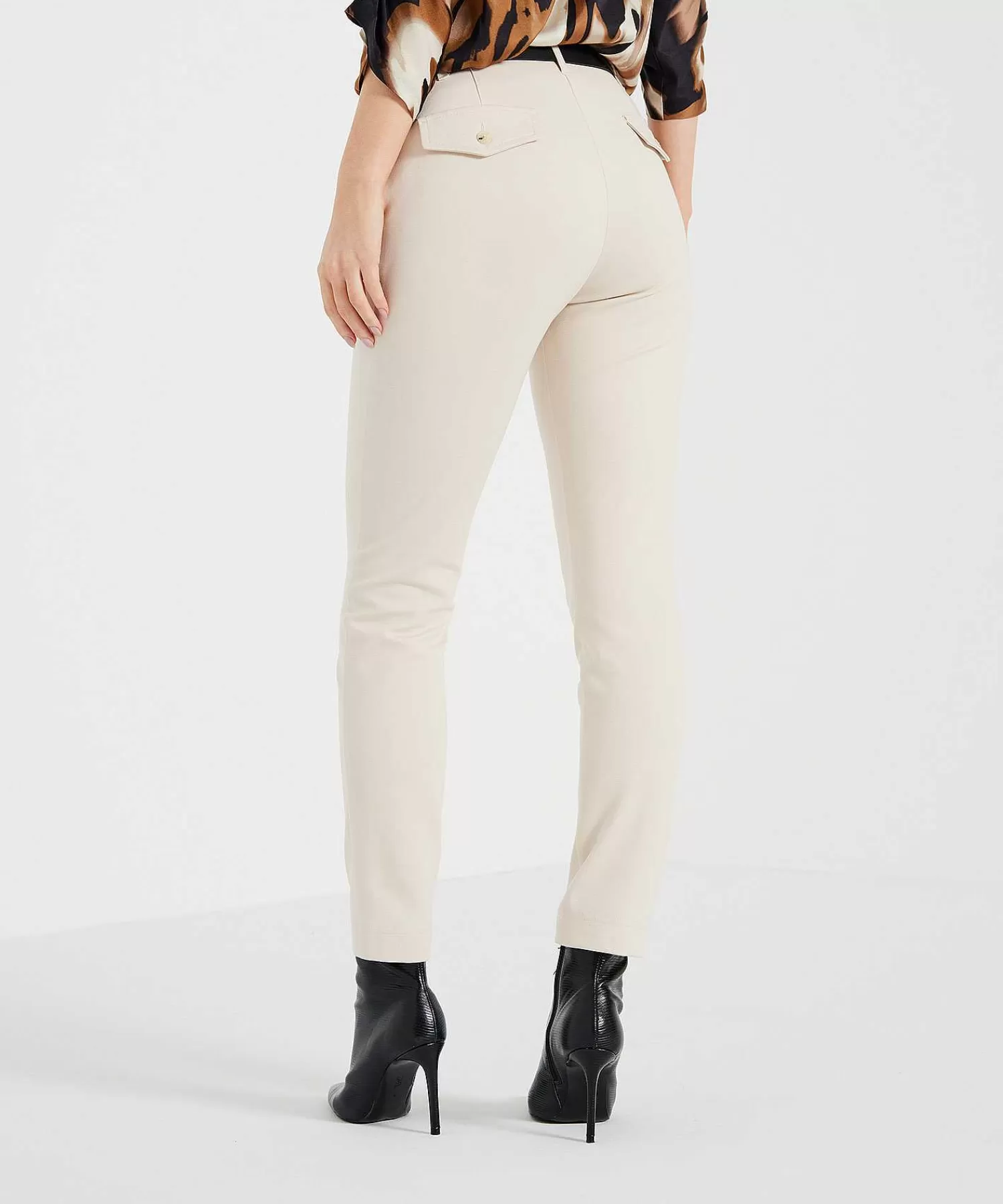 Summum Pantalon Paperbag Punto Milano Cheap