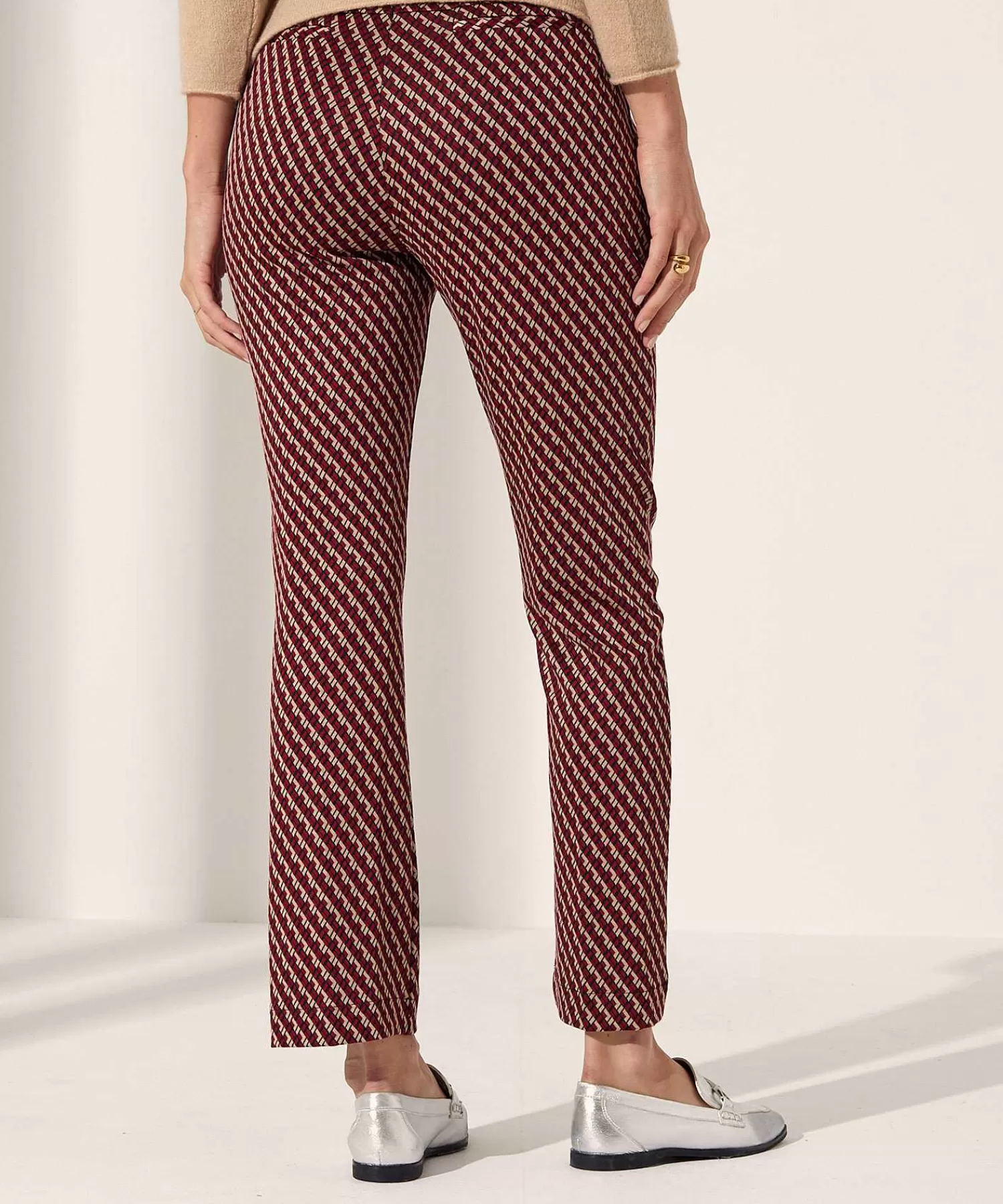 Raphaela By Brax Pantalones Acampanados Con Estampado De Lillyth Sale