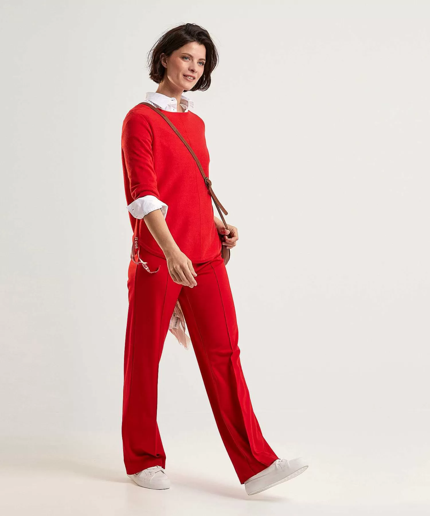 OUI Pantalones Anchos De Punto Sale