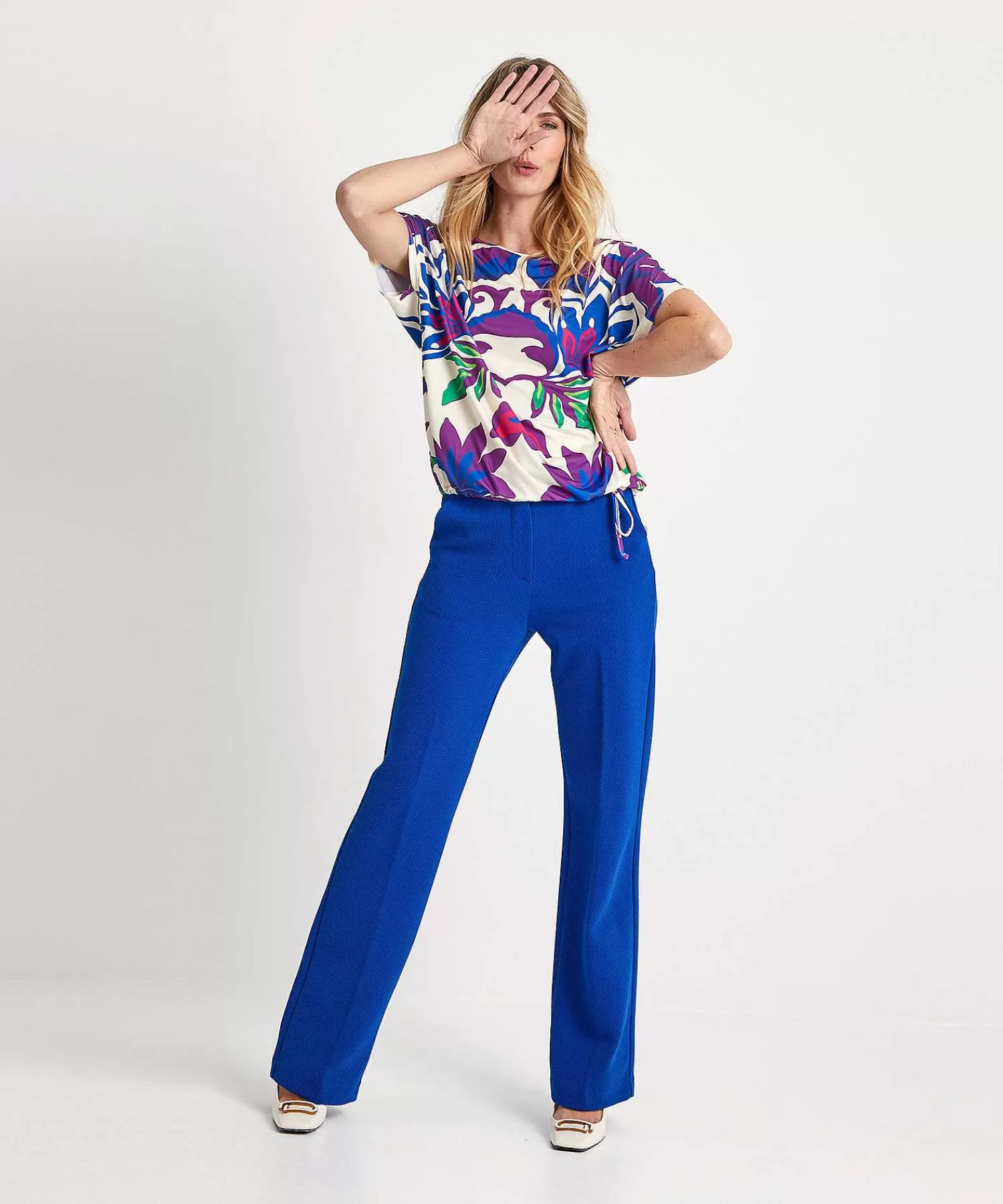 KYRA Pantalones Anchos Estructura Hetty Fashion