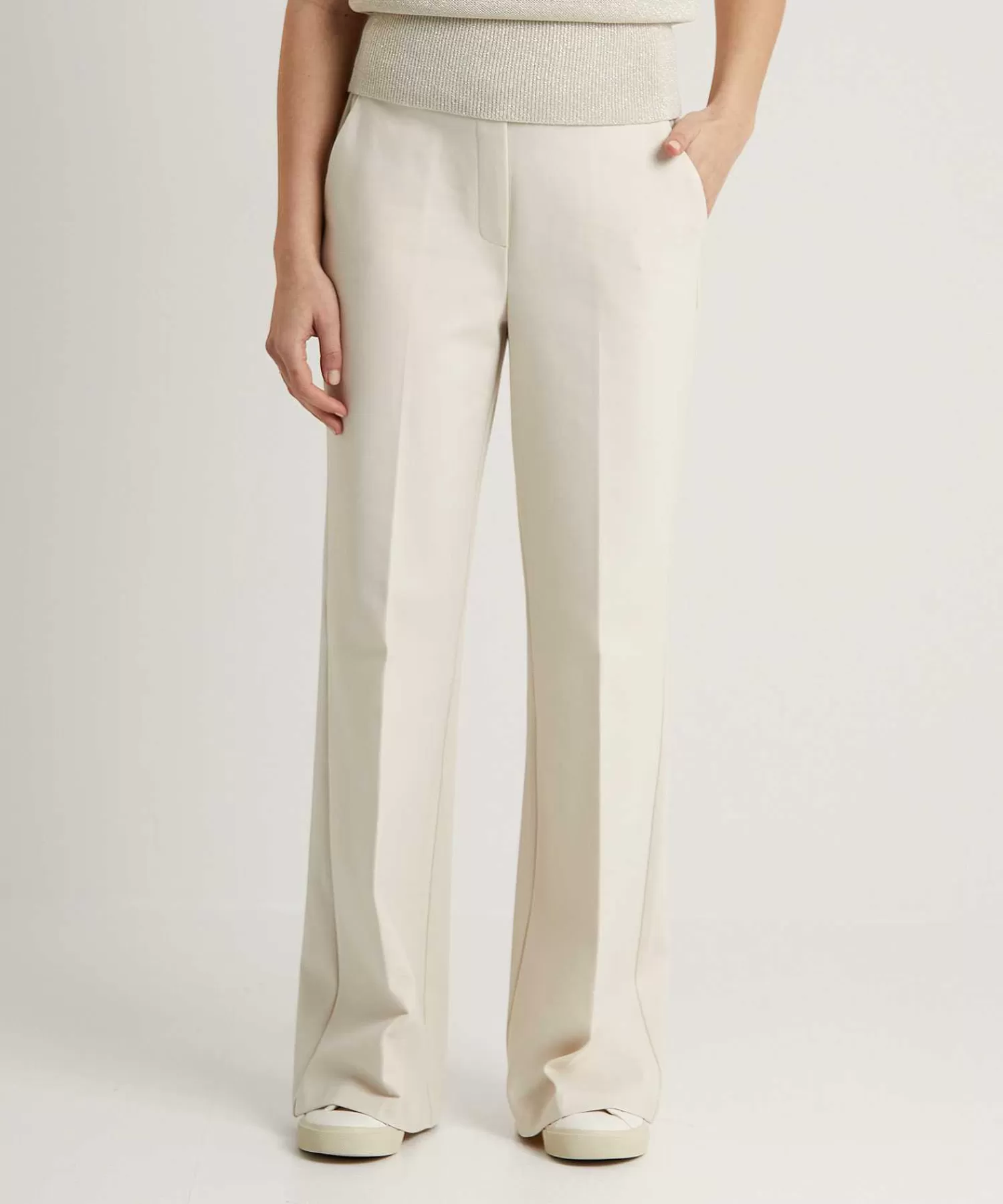 BEAUMONT APPAREL Pantalones Beaumont De Punto De Pernera Ancha Hope Best