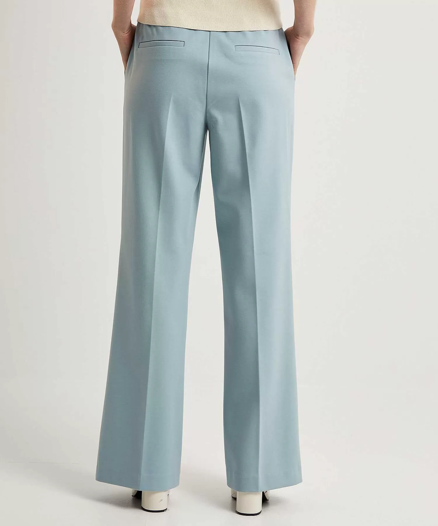 BEAUMONT APPAREL Pantalones Beaumont De Punto De Pernera Ancha Hope Best Sale
