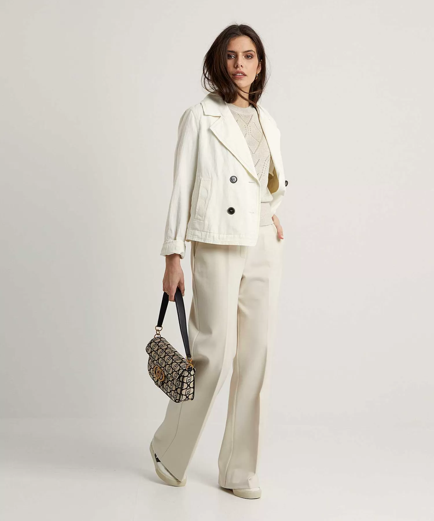 BEAUMONT APPAREL Pantalones Beaumont De Punto De Pernera Ancha Hope Best