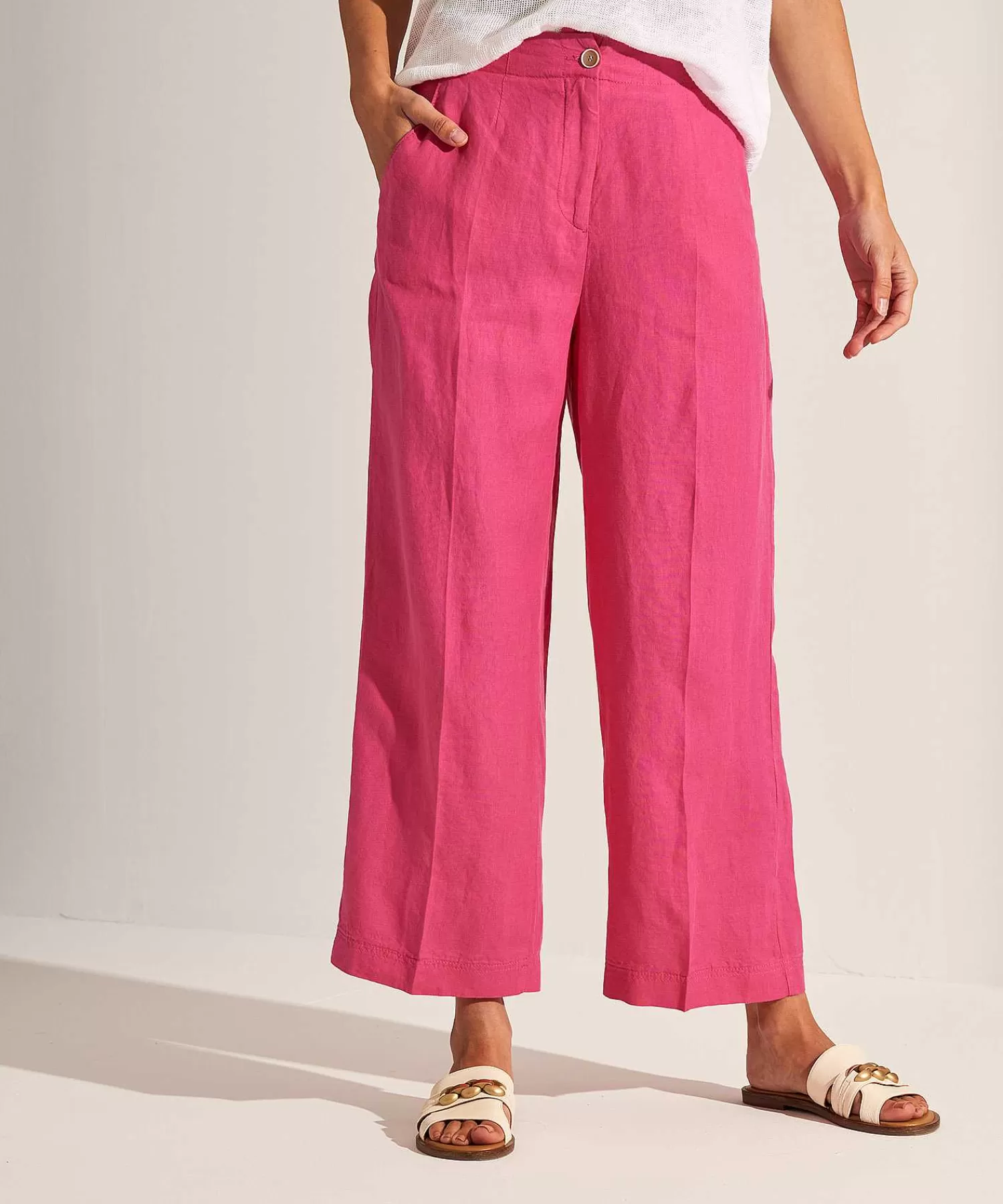 Brax Pantalones Cortos De Lino Maine Sale