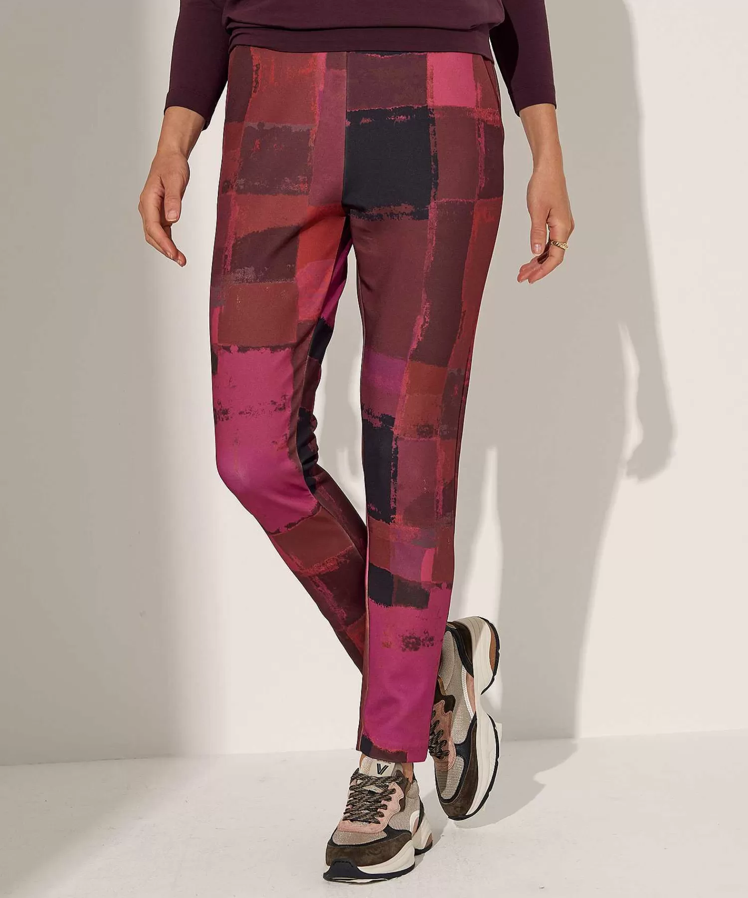 KYRA Pantalones De Buceo Abstracto Natalina New