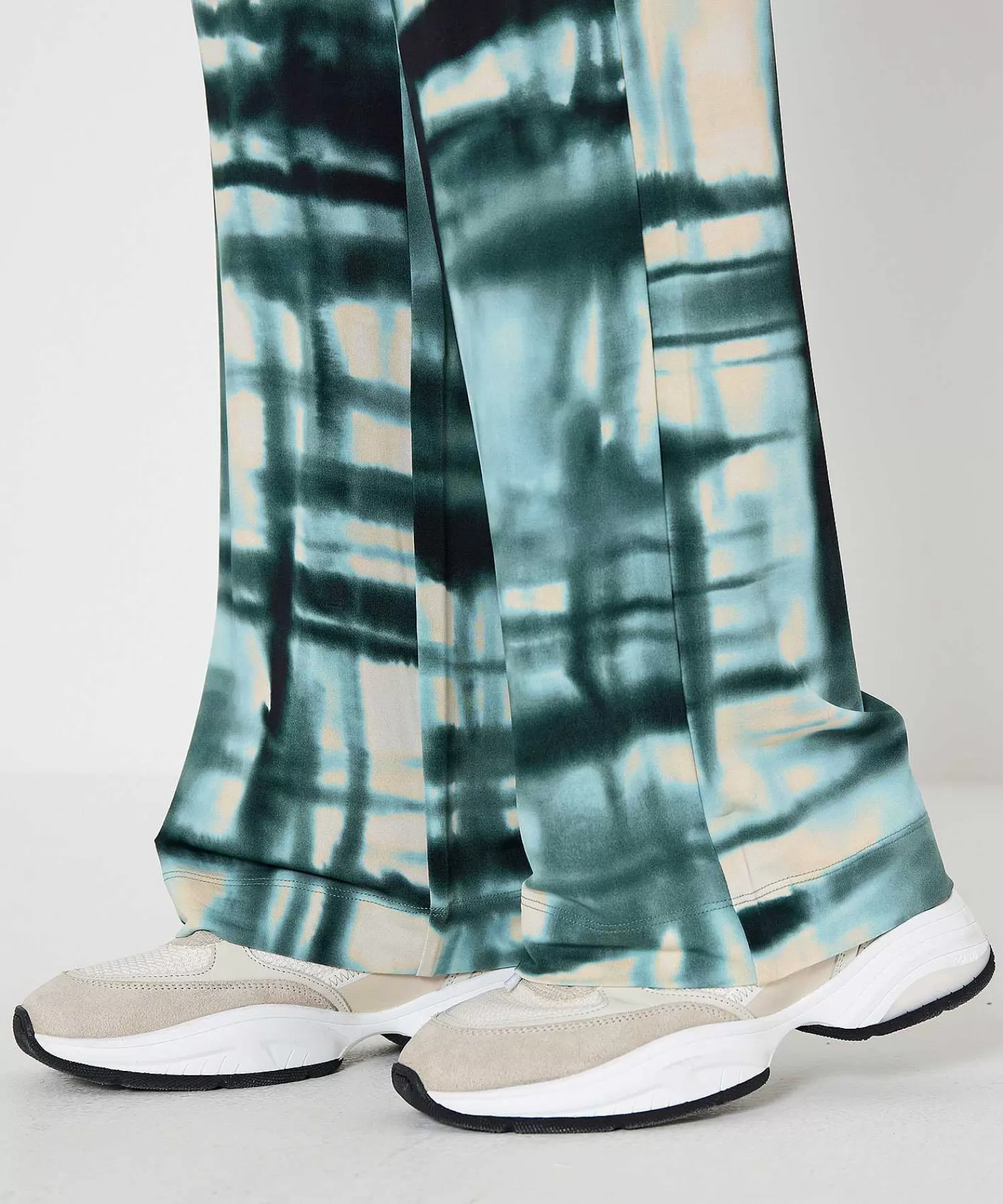 No Man's Land Pantalones Palazzo Con Estampado Slinky Batik Online