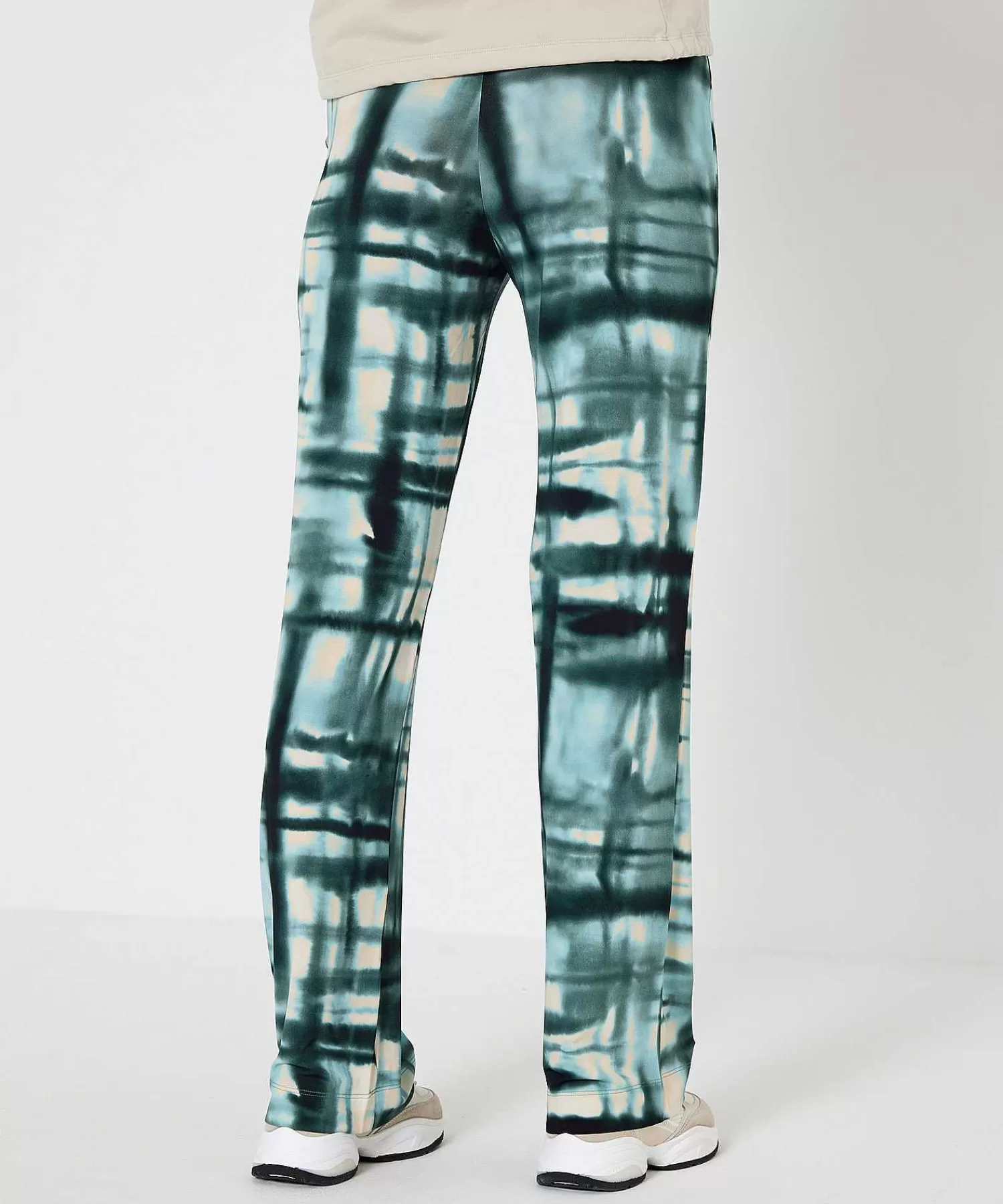 No Man's Land Pantalones Palazzo Con Estampado Slinky Batik Online