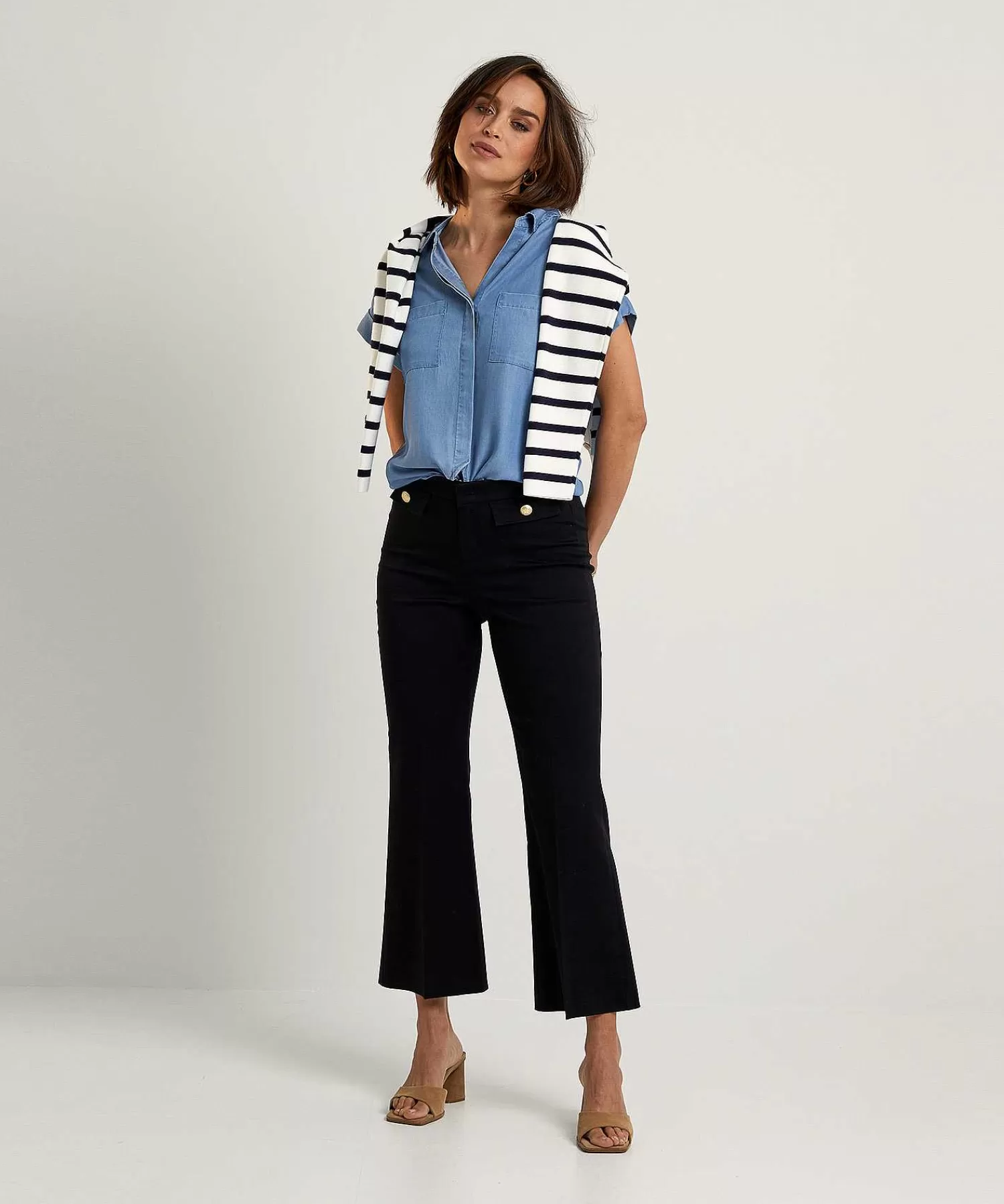 Rosner Pantalones Kick Flare Alisa New