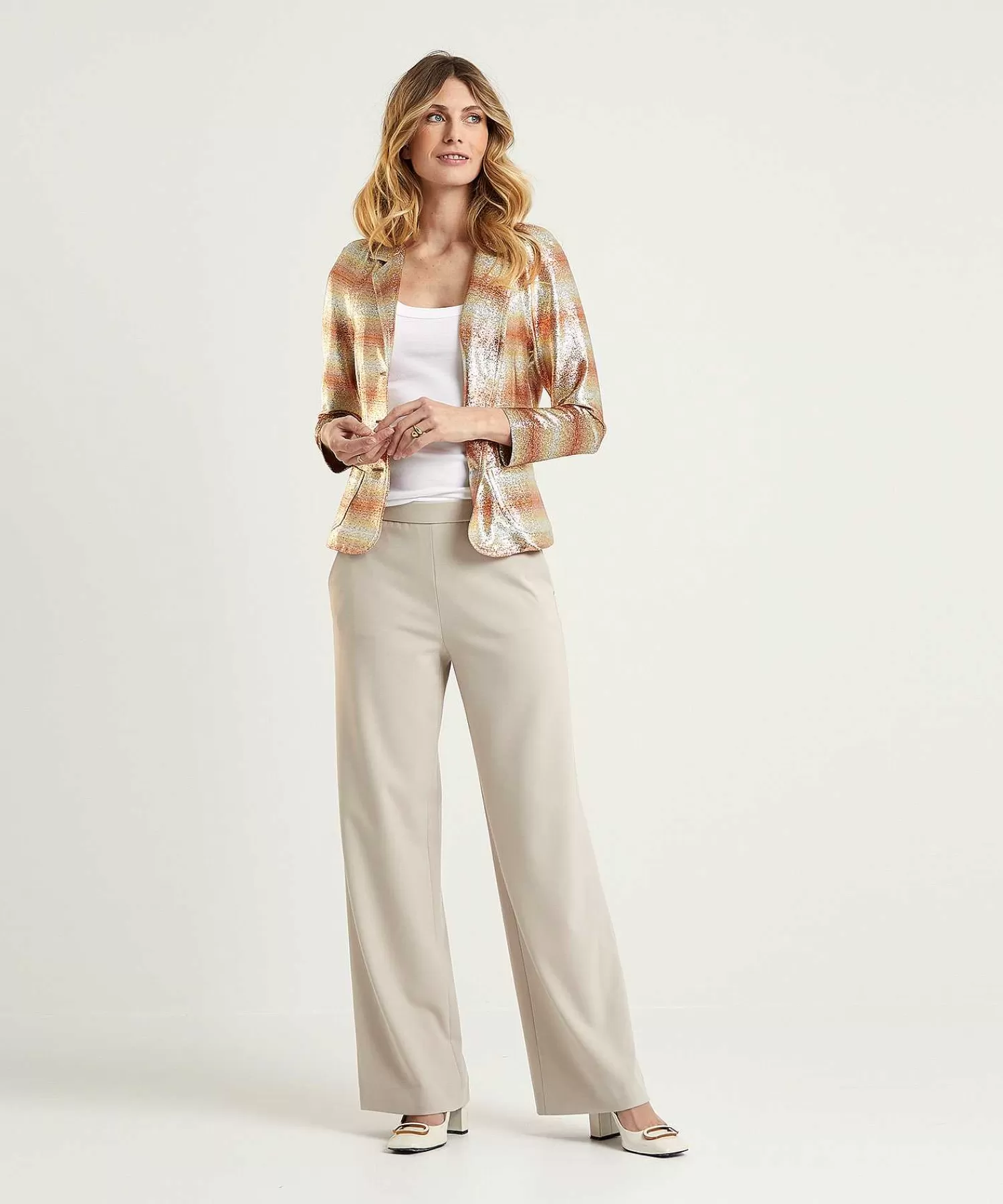 Raffaello Rossi Pantalones Anchos Palina Largos Hot