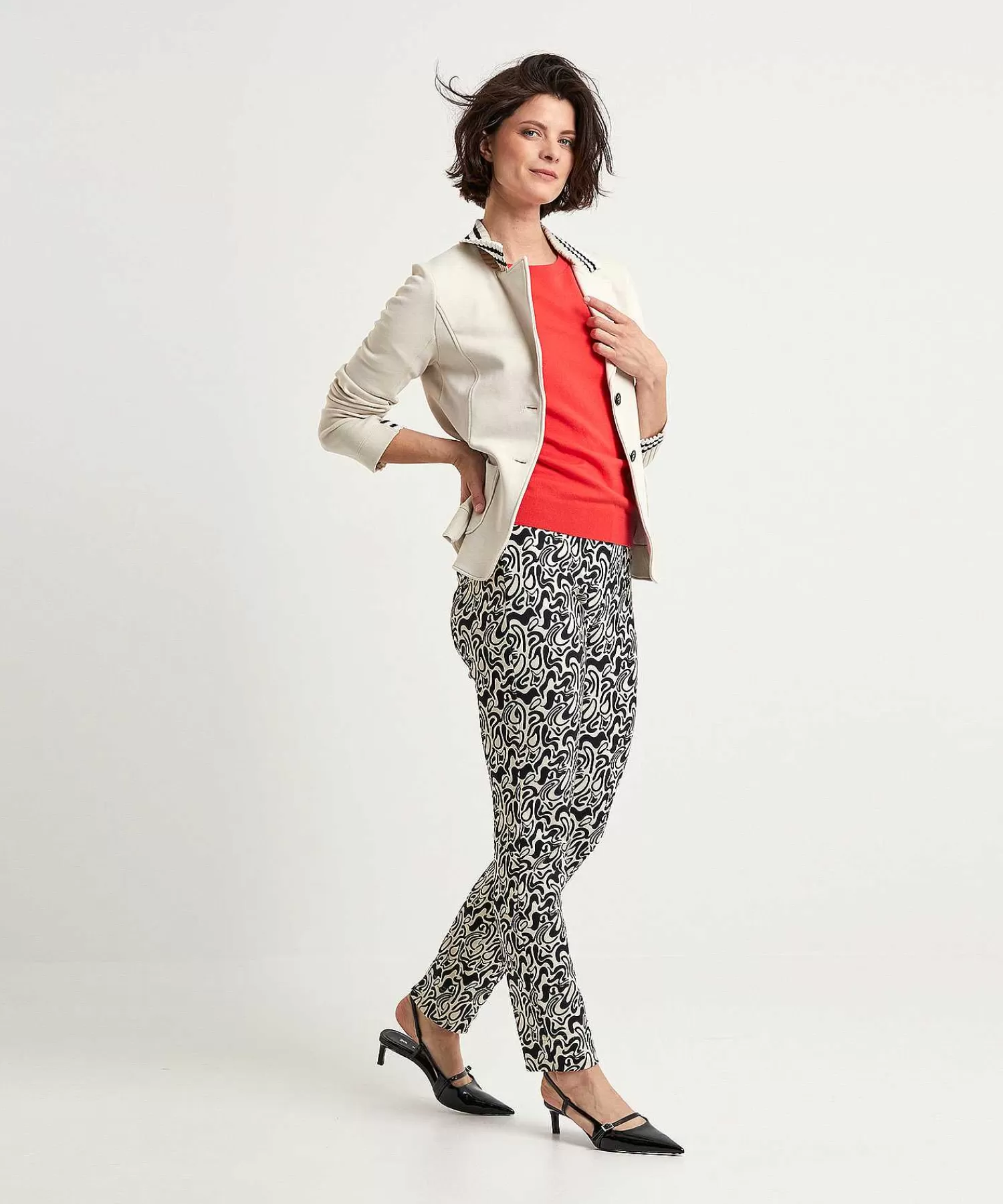 Raffaello Rossi Treggings De Buceo Con Estampado Penny Hot