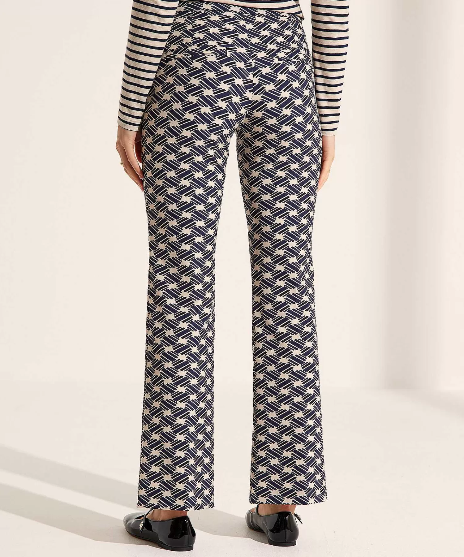 Rosner Pantalon Acampanado Invierno Techno Alisa Print Outlet