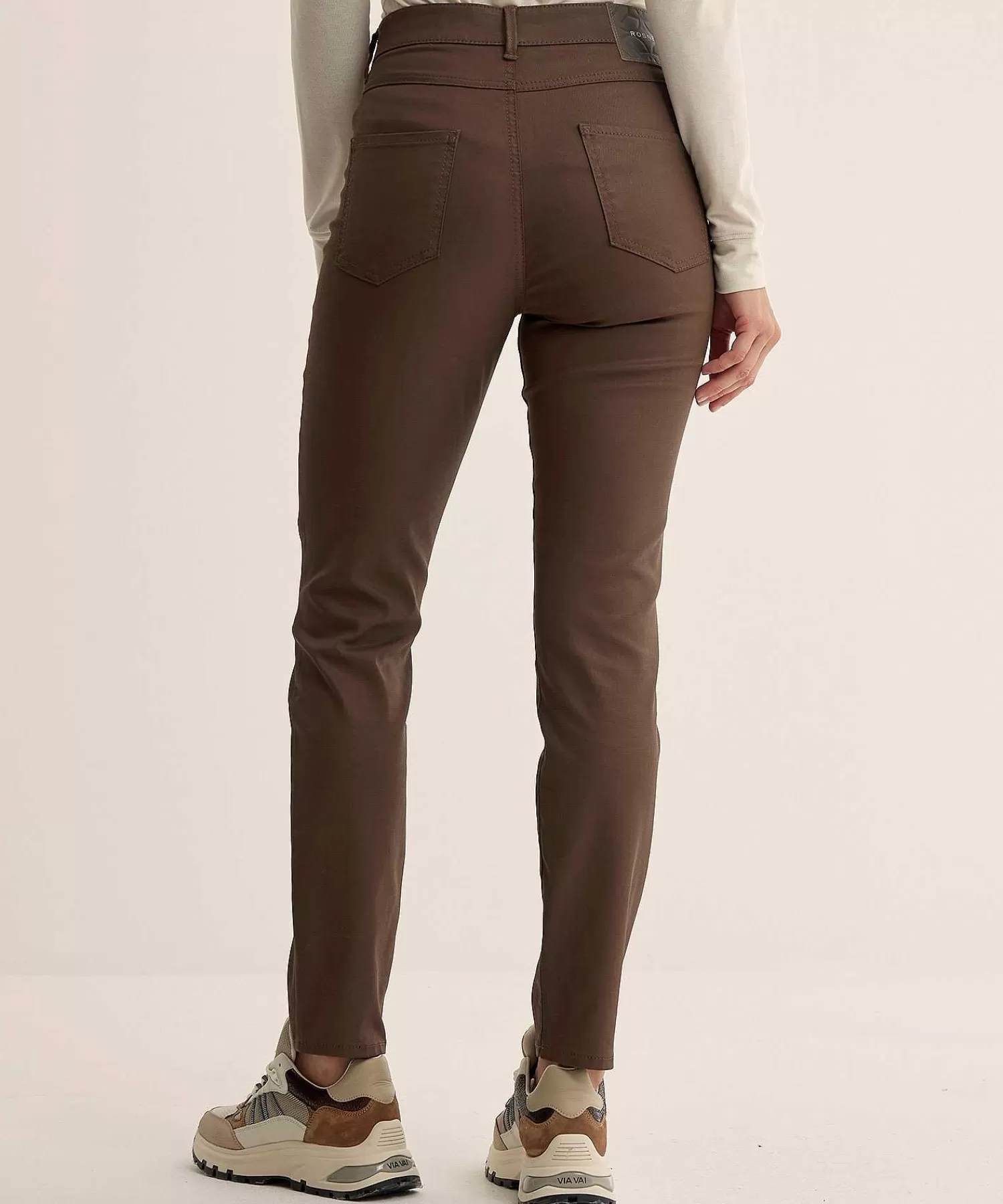 Rosner Pantalon Pitillo Revestido Cremalleras Audrey 2 Best Sale