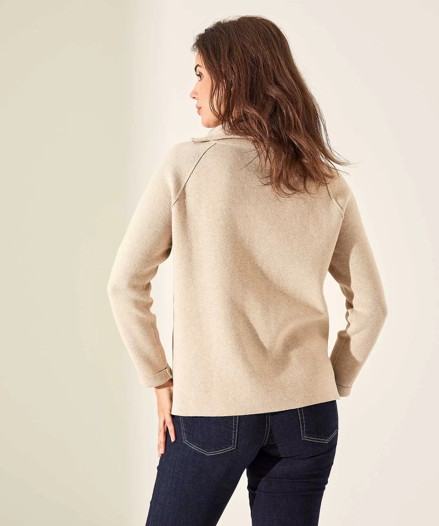 * Sueter Asimetrico Cremallera Punta Punto Clearance