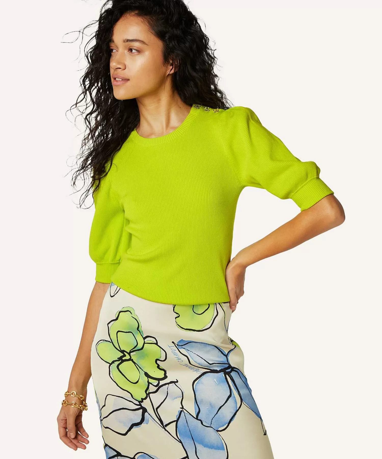 Fabienne Chapot Sueter De Canale Con Detalle De Botones De Lillian Flash Sale