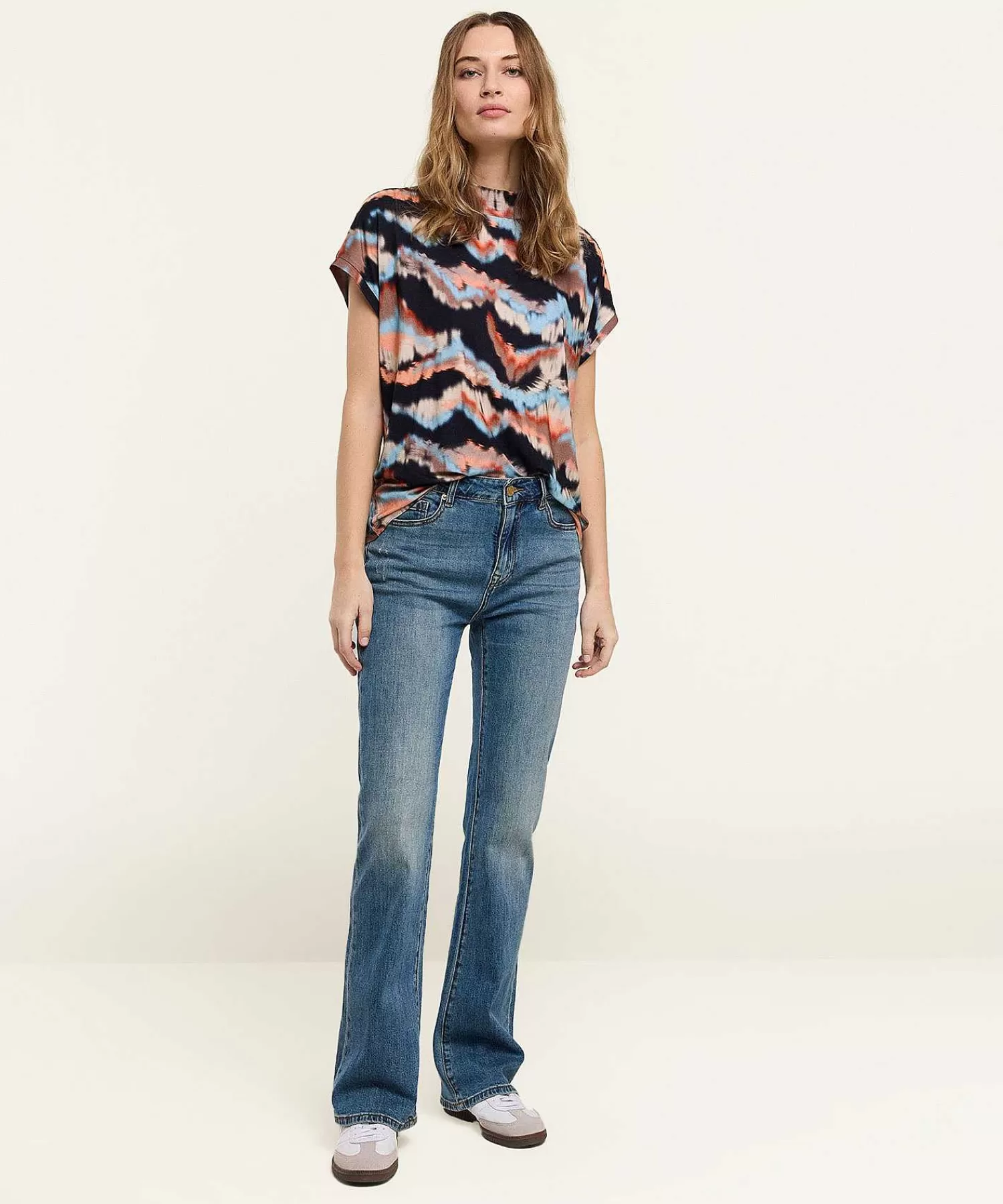 Summum Tie-Dye De Cuello Alto Clearance