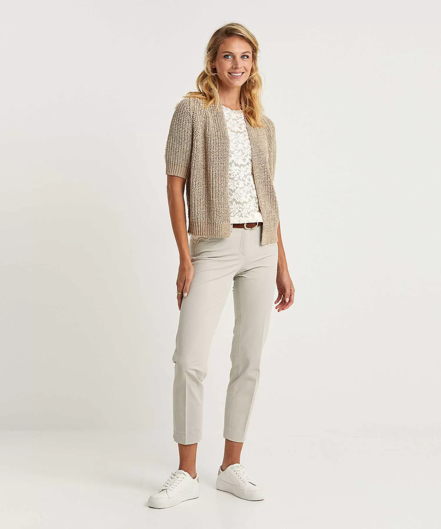 Rosemunde Top De Encaje Con Cuello Barco Shop