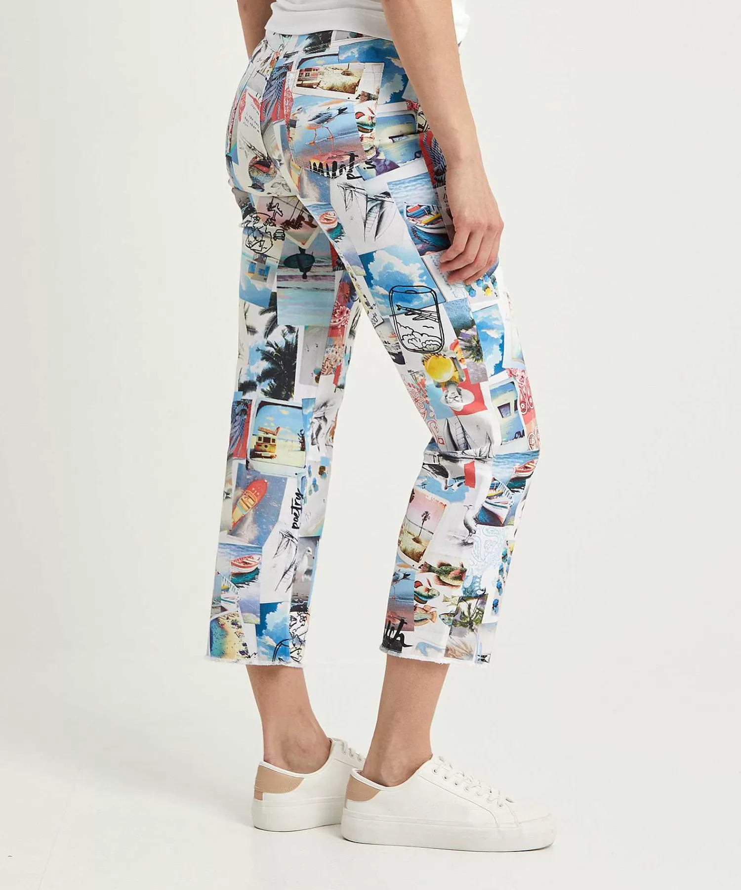 Marc Cain Sports Vaqueros Capri Deportivos Marc Cain Con Estampado Fotografico Fyli Sale