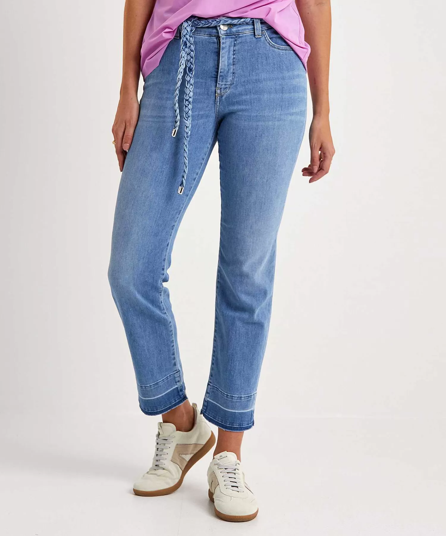 Marc Cain Collections Vaqueros De Campana Con Cinturon Trenzado De Marc Cain Fyli Sale