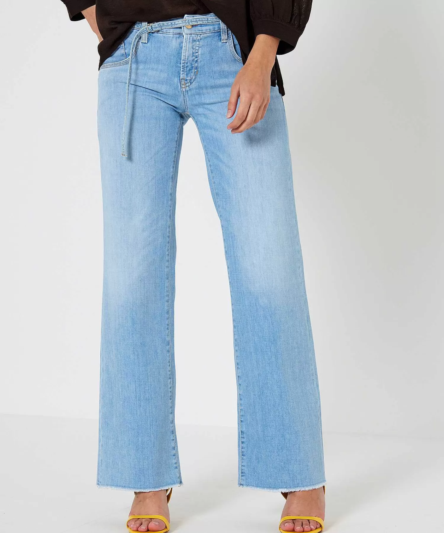Cambio Vaqueros Pierna Ancha Tess Outlet