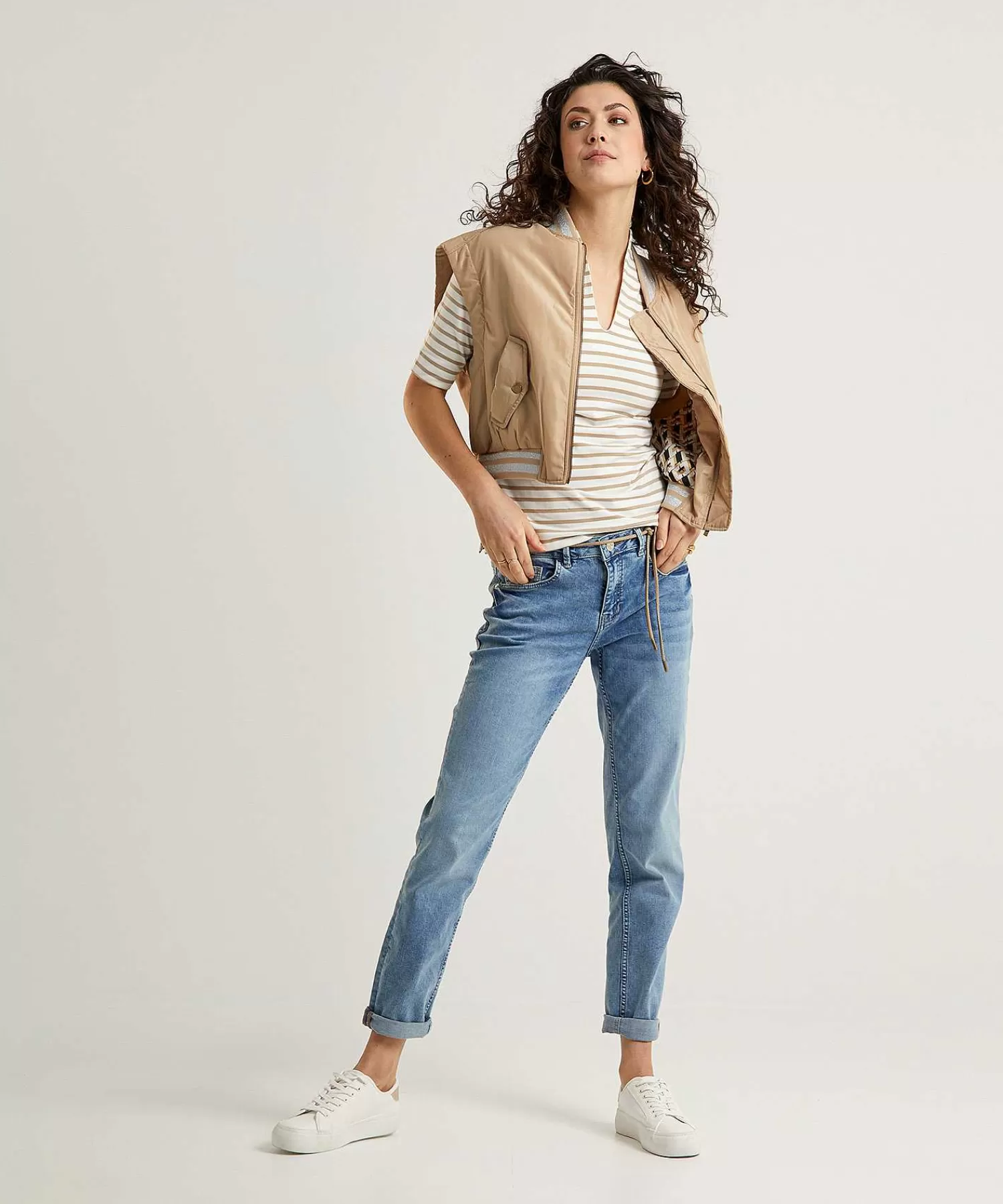 Rosner Vaqueros Holgados Con Cinturon Masha Cheap