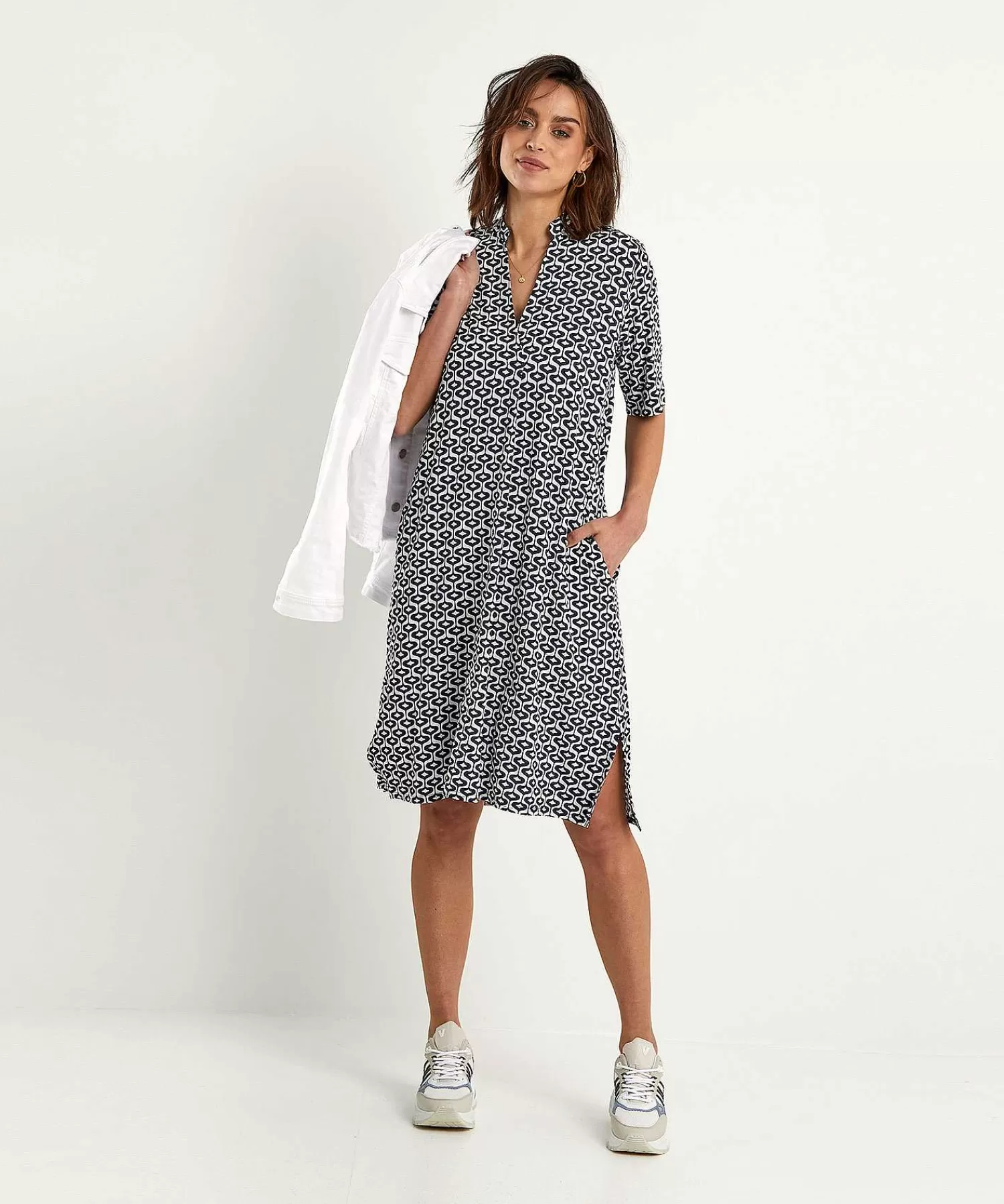 LaSalle Vestido Ajustado Con Estampado De Discount