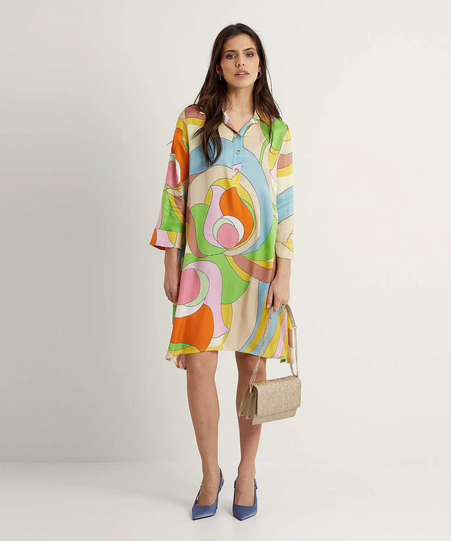 Ana Alcazar Vestido Multicolor Outlet
