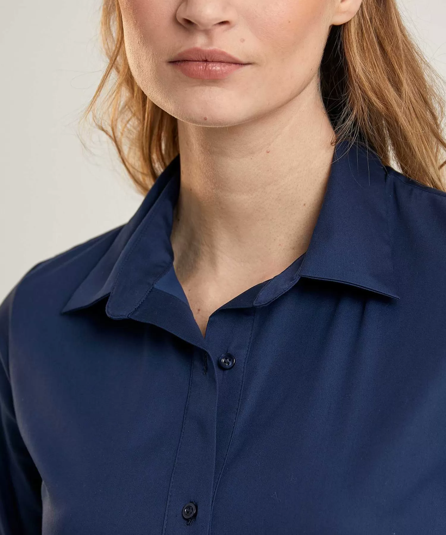 LaSalle Vestido Camisero Con Bolsillos Laterales Best Sale