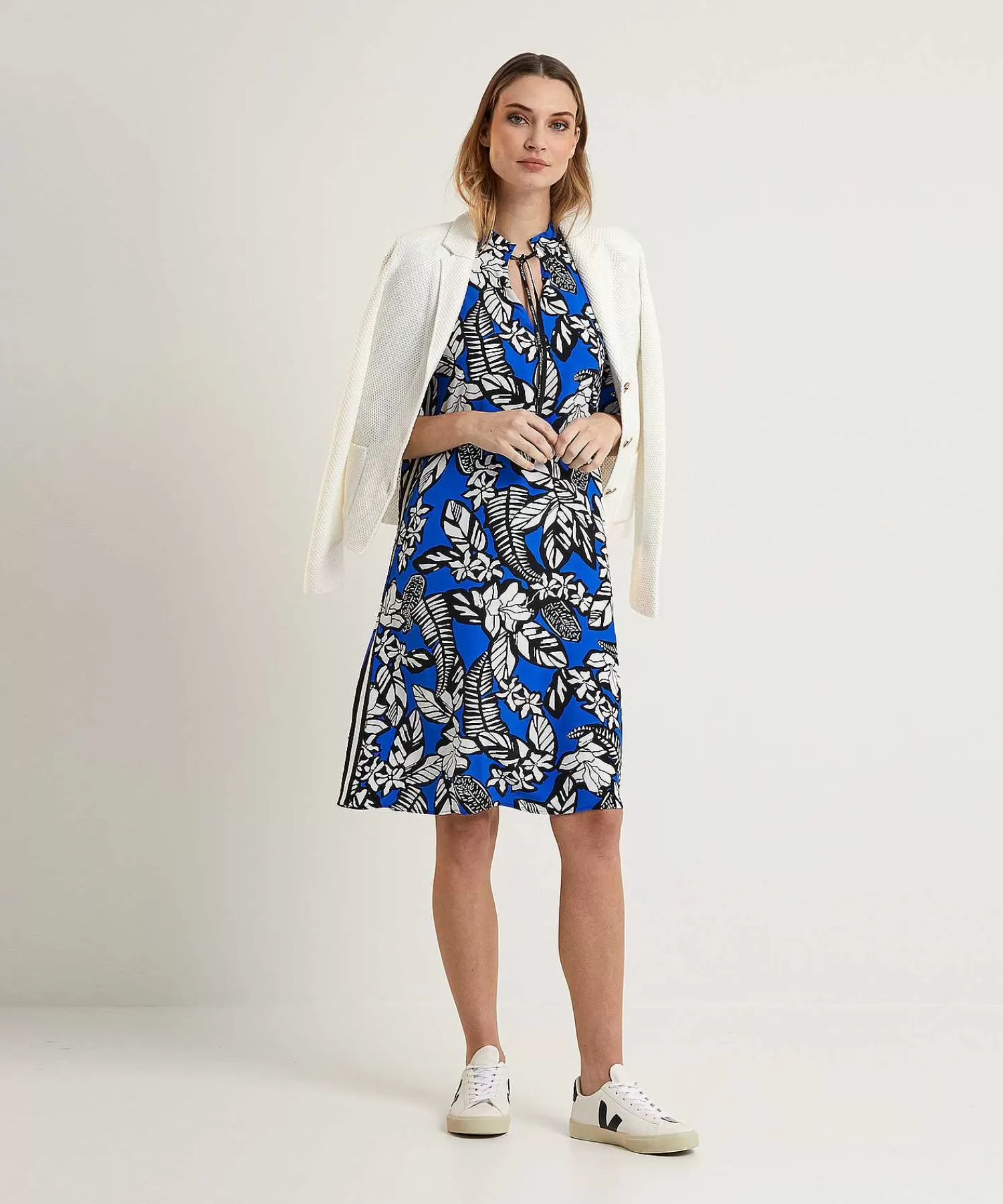 Marc Cain Sports Vestido Deportivo Marc Cain Con Estampado De Hojas Fashion