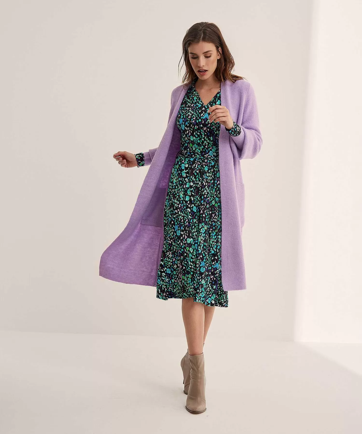 KYRA Vestido Con Cinturon Estampado De Flores Jasmine Best