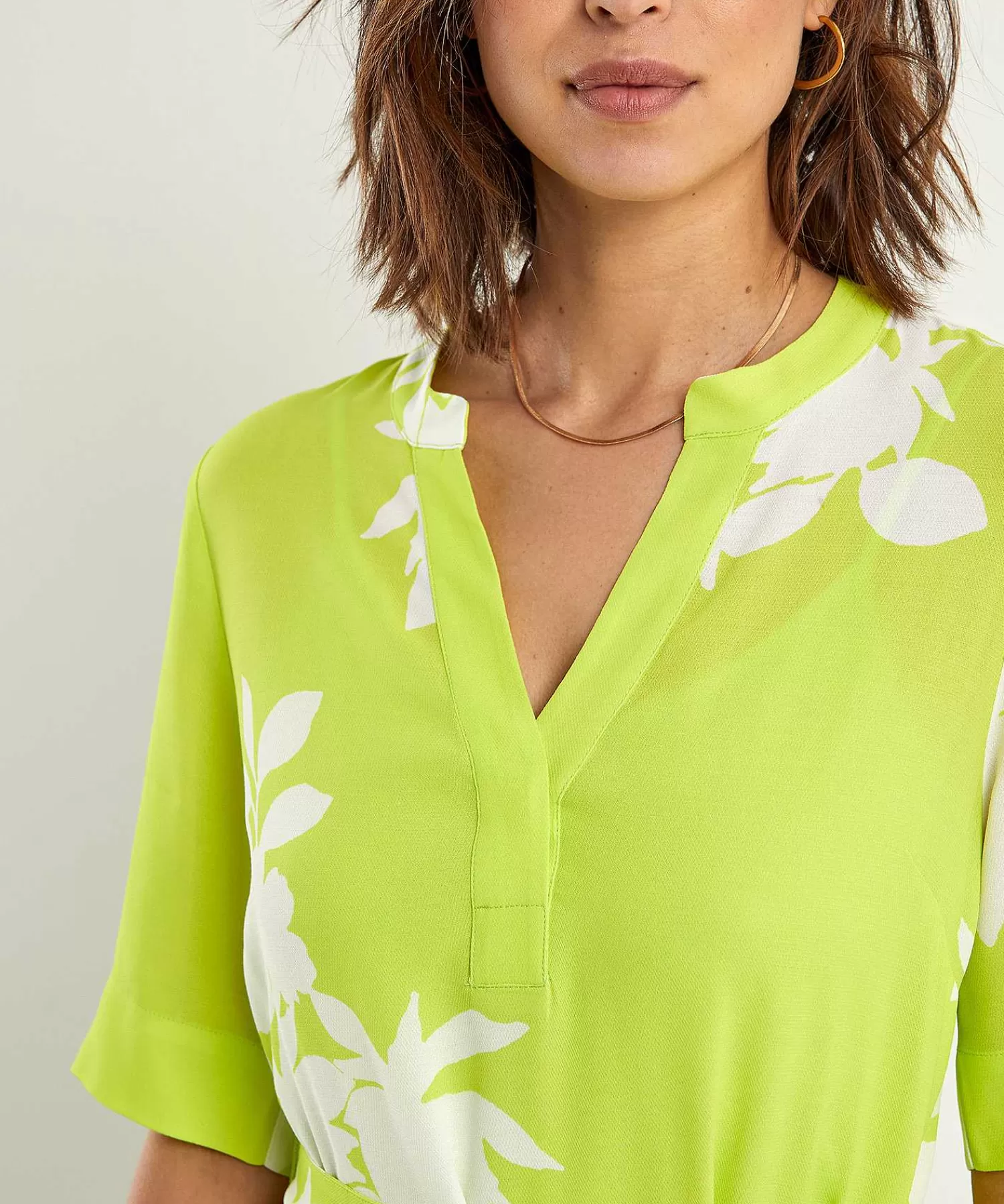 KYRA Vestido Con Cinturon Estampado Floral Gezina Cheap