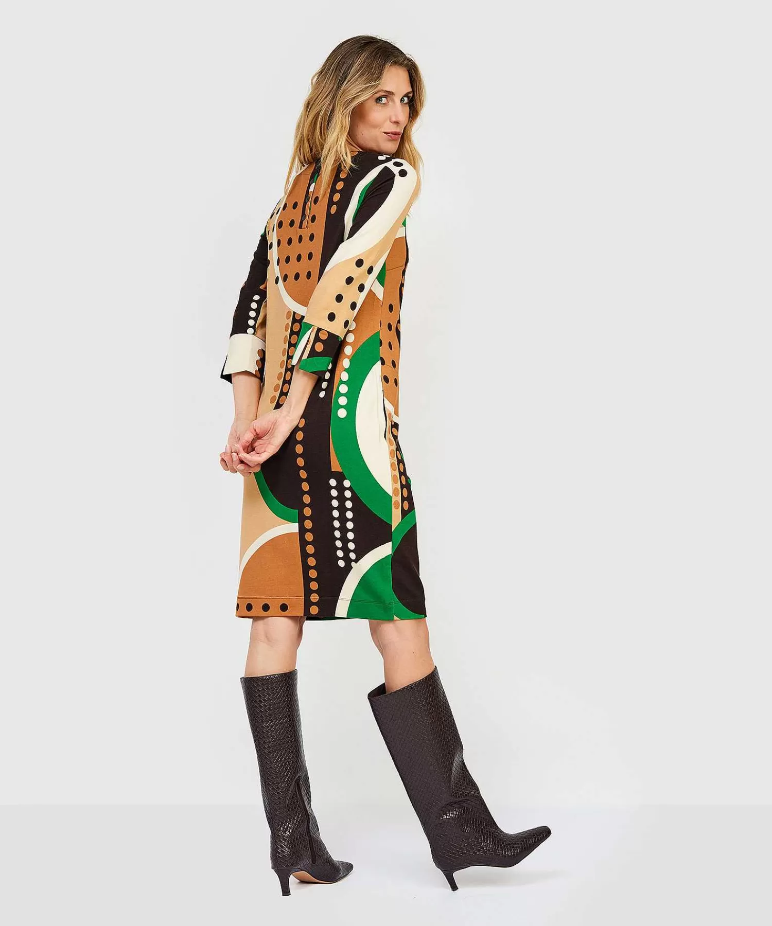 KYRA Vestido Con Estampado Grafico Blackbird Shop