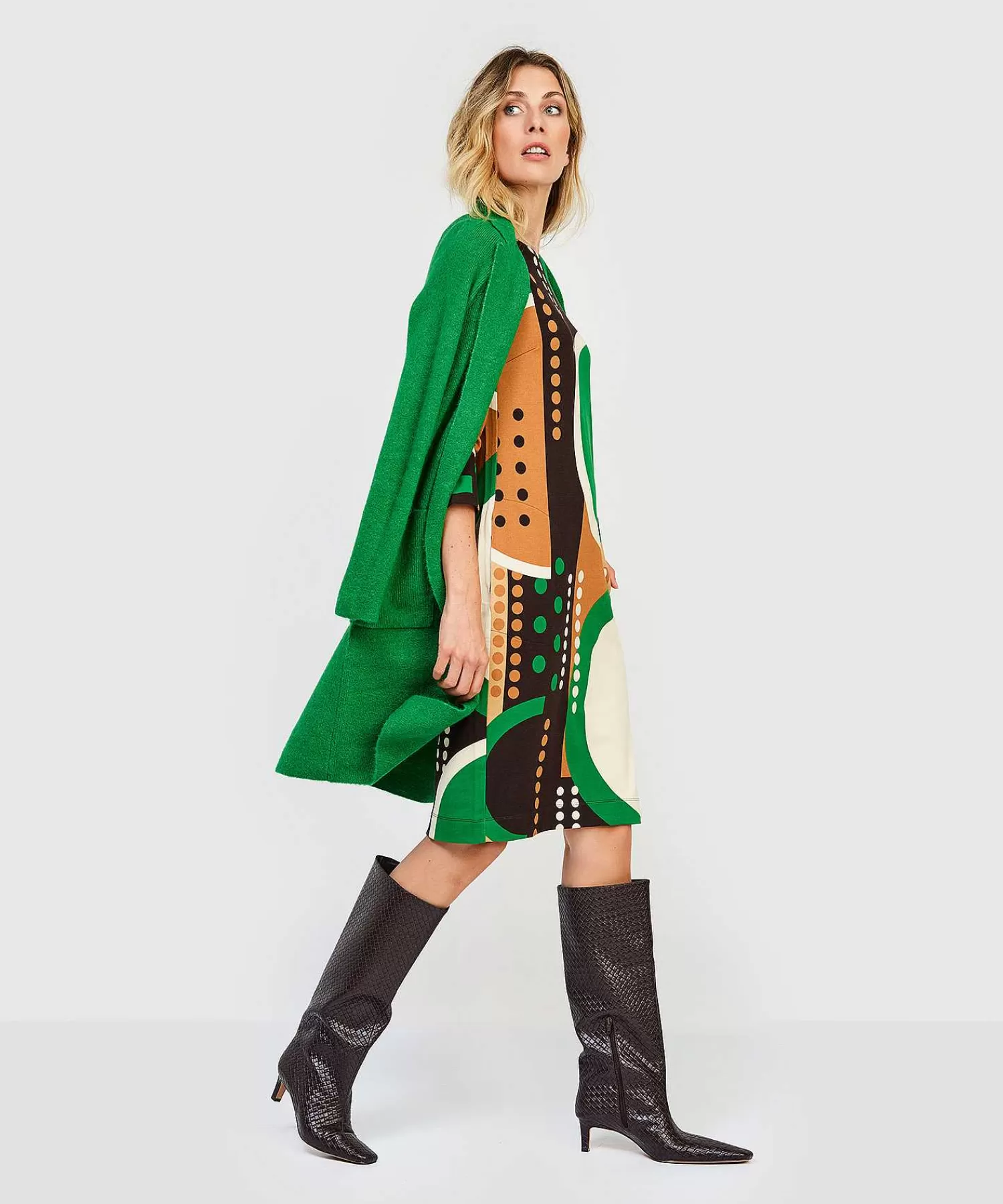 KYRA Vestido Con Estampado Grafico Blackbird Shop