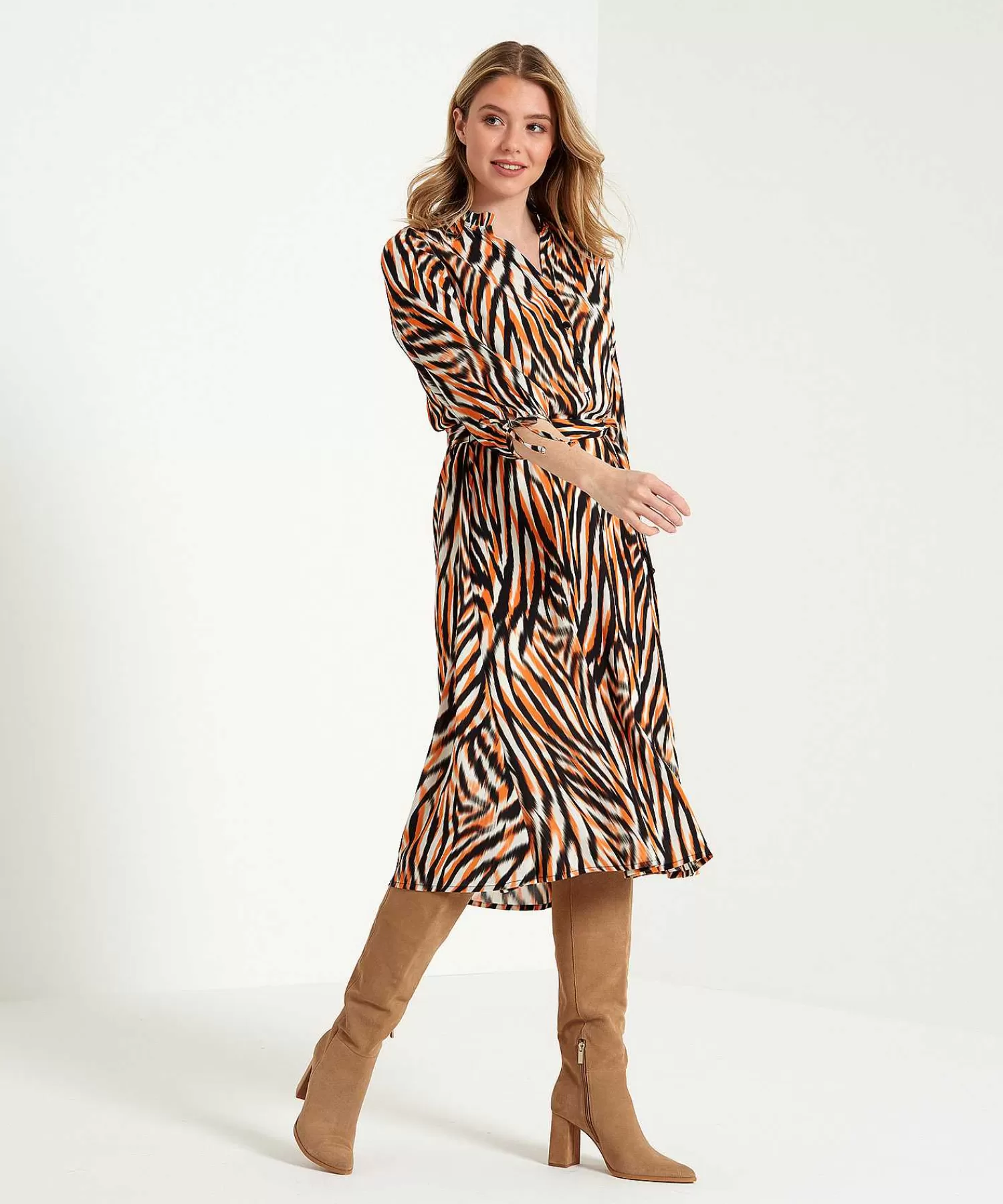 KYRA Vestido Estampado Tigre Hette Best