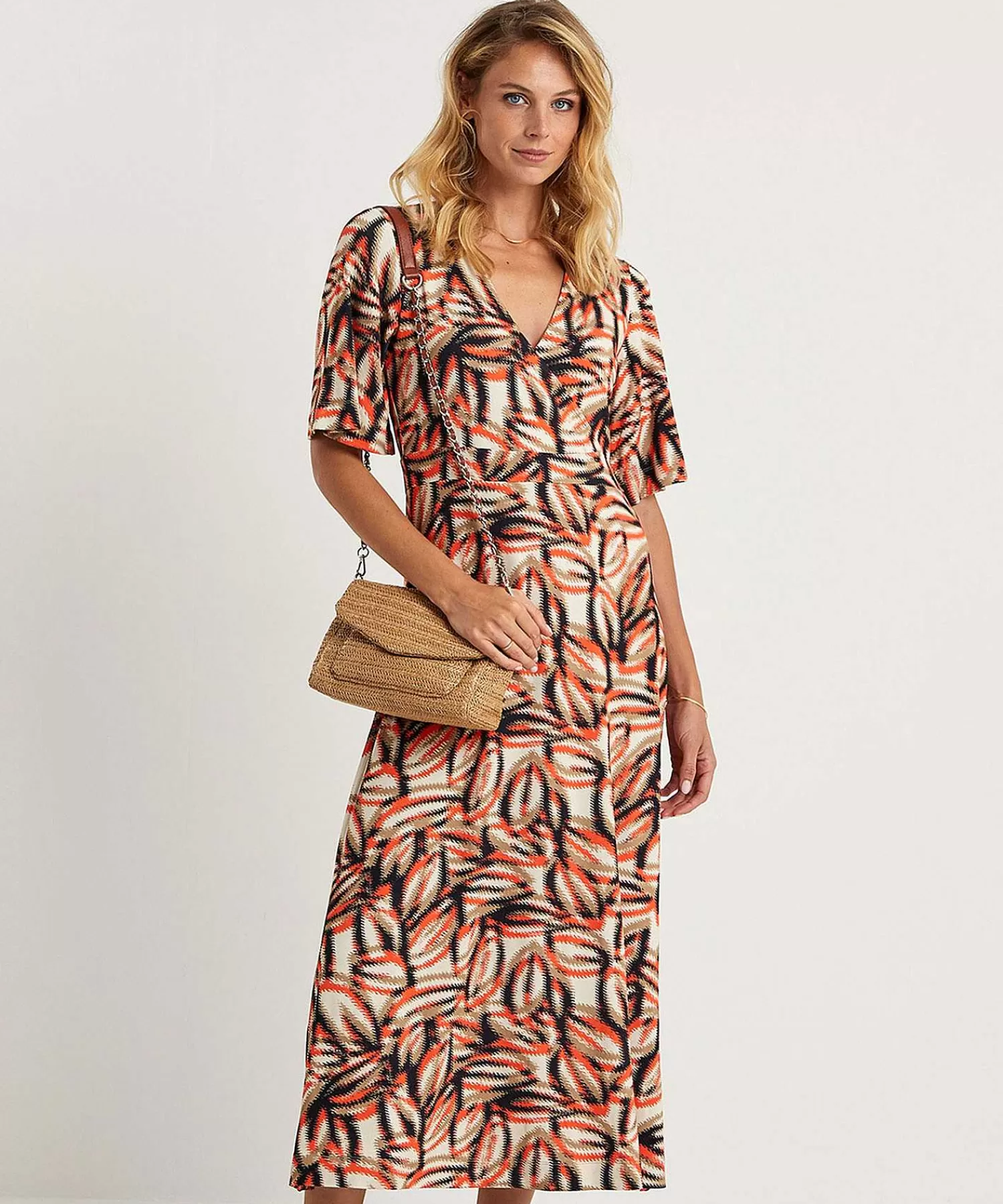 KYRA Vestido Hoja Descolorida Nancy Clearance