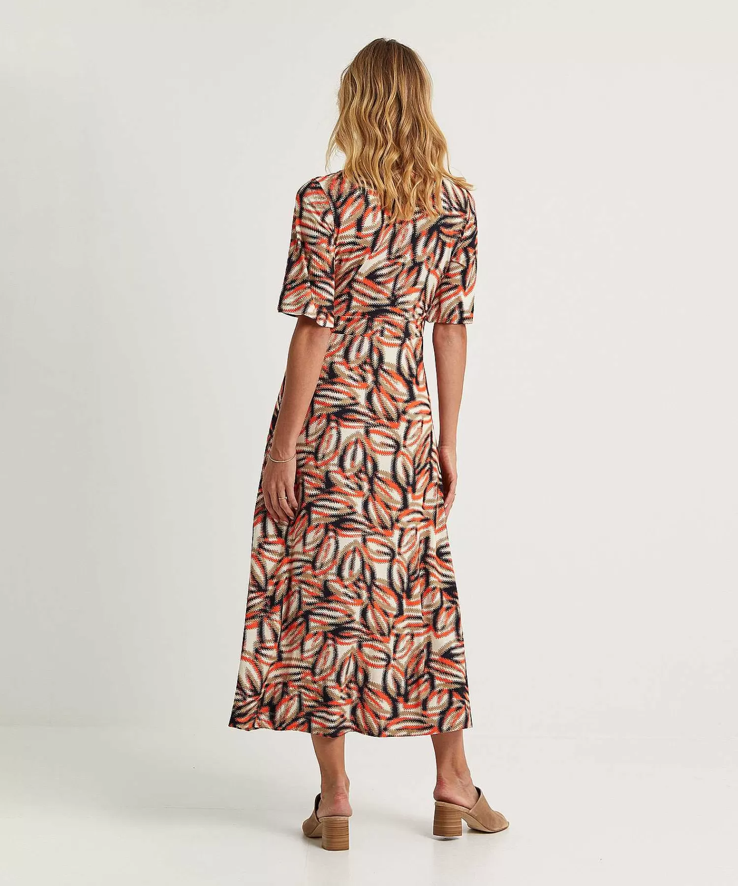 KYRA Vestido Hoja Descolorida Nancy Clearance