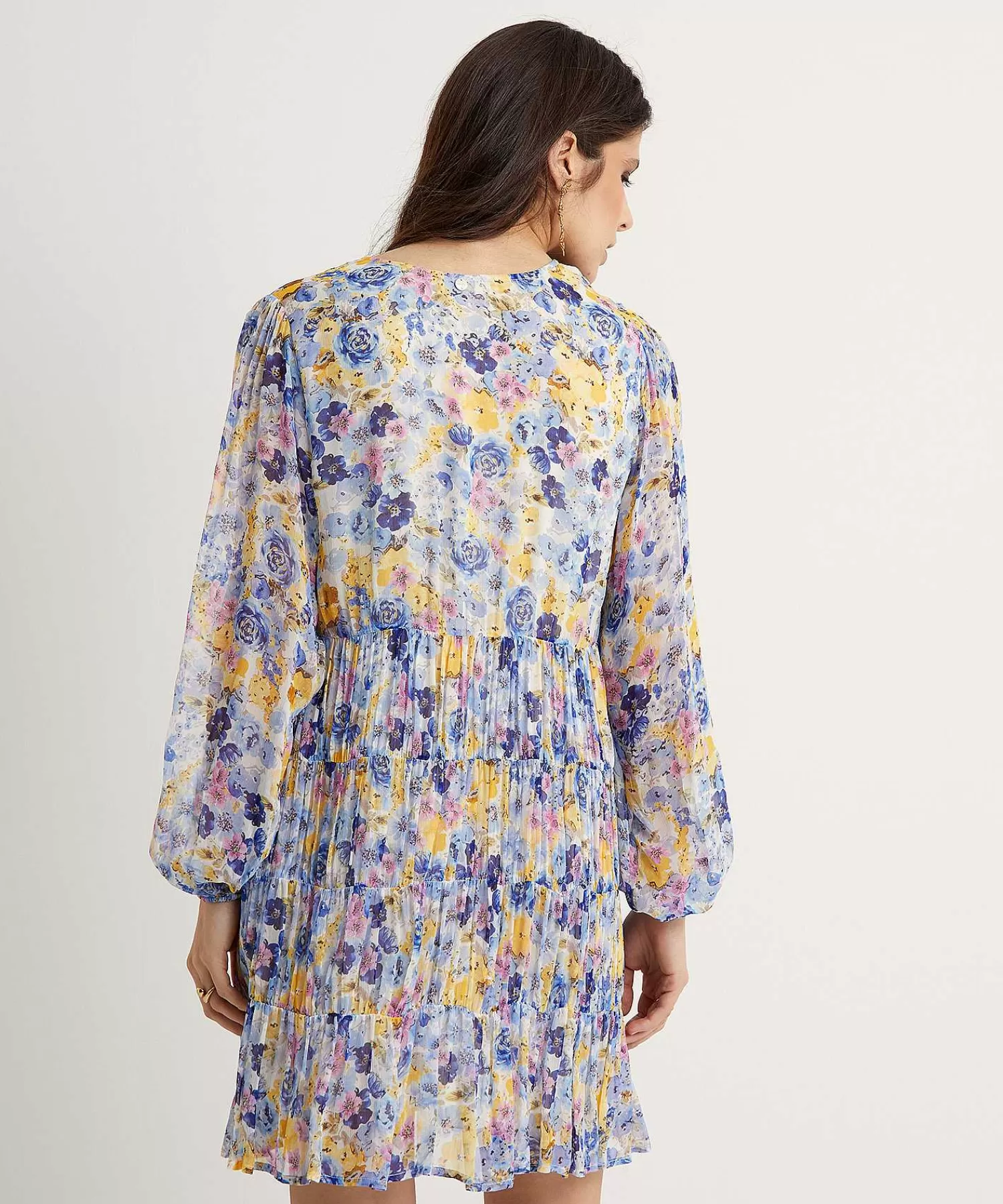 LIU JO Vestido Plisado Con Estampado Floral De Best Sale
