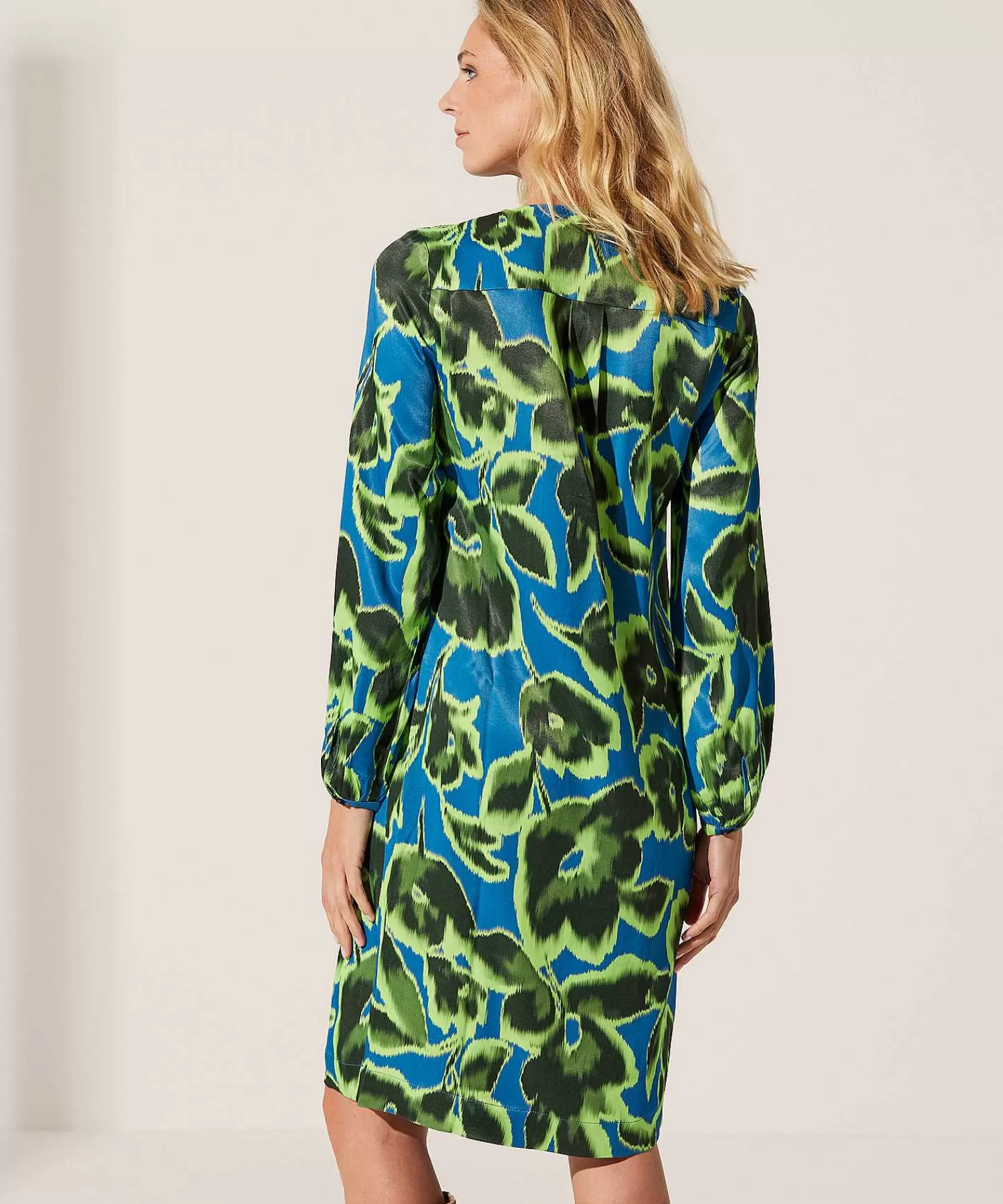 KYRA Vestido Sedoso Flor Arlino Outlet