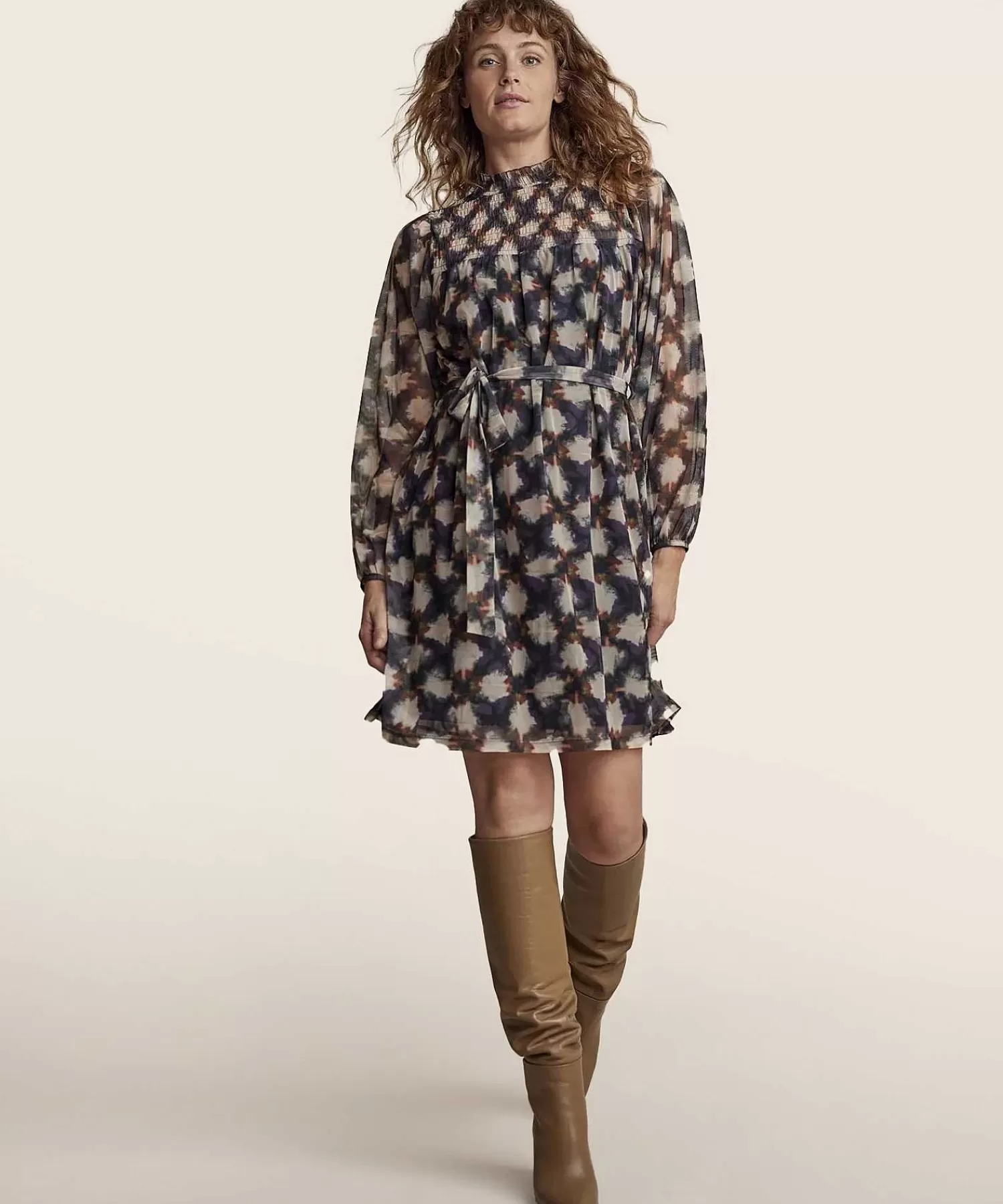 Summum Vestido De Malla Estrella Difuminada Fashion