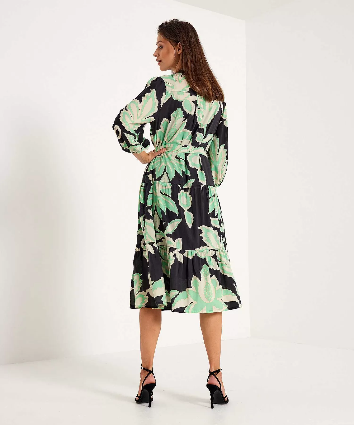 Summum Vestido Estampado Botanico Discount
