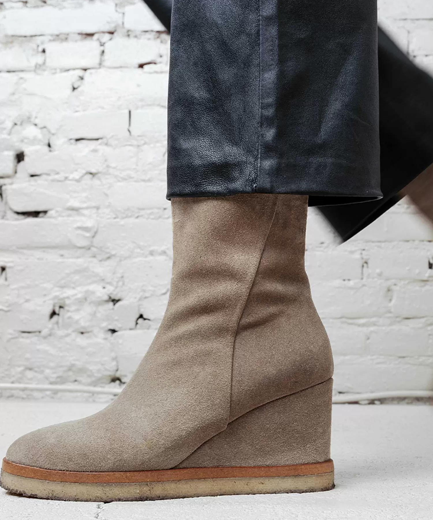 VIA VAI Bota De Ante Con Tacon De Cuna Aura Miley Cheap