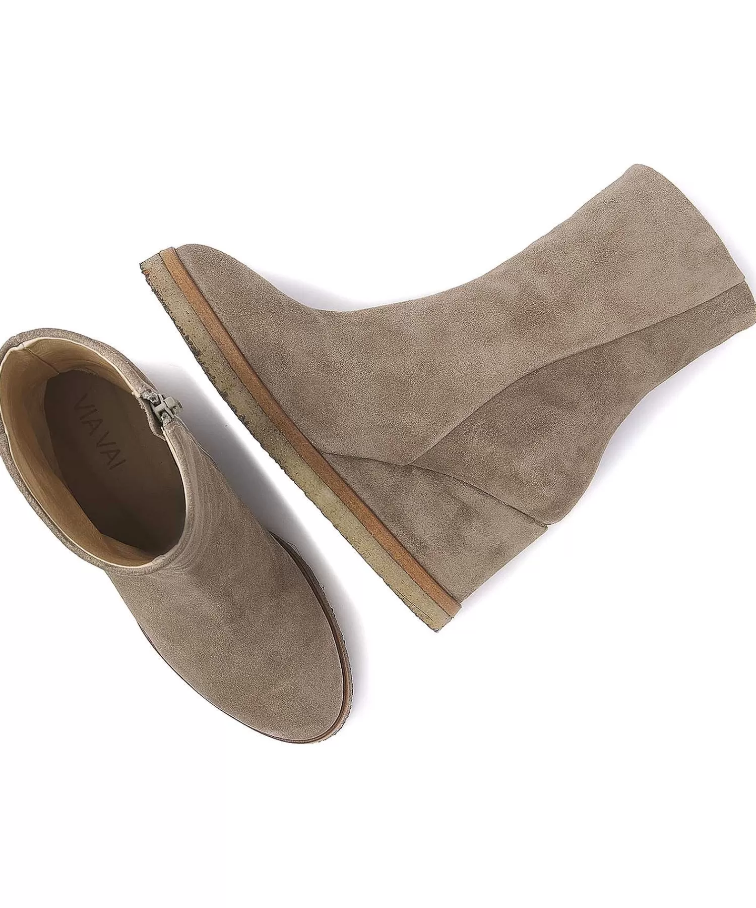 VIA VAI Bota De Ante Con Tacon De Cuna Aura Miley Cheap