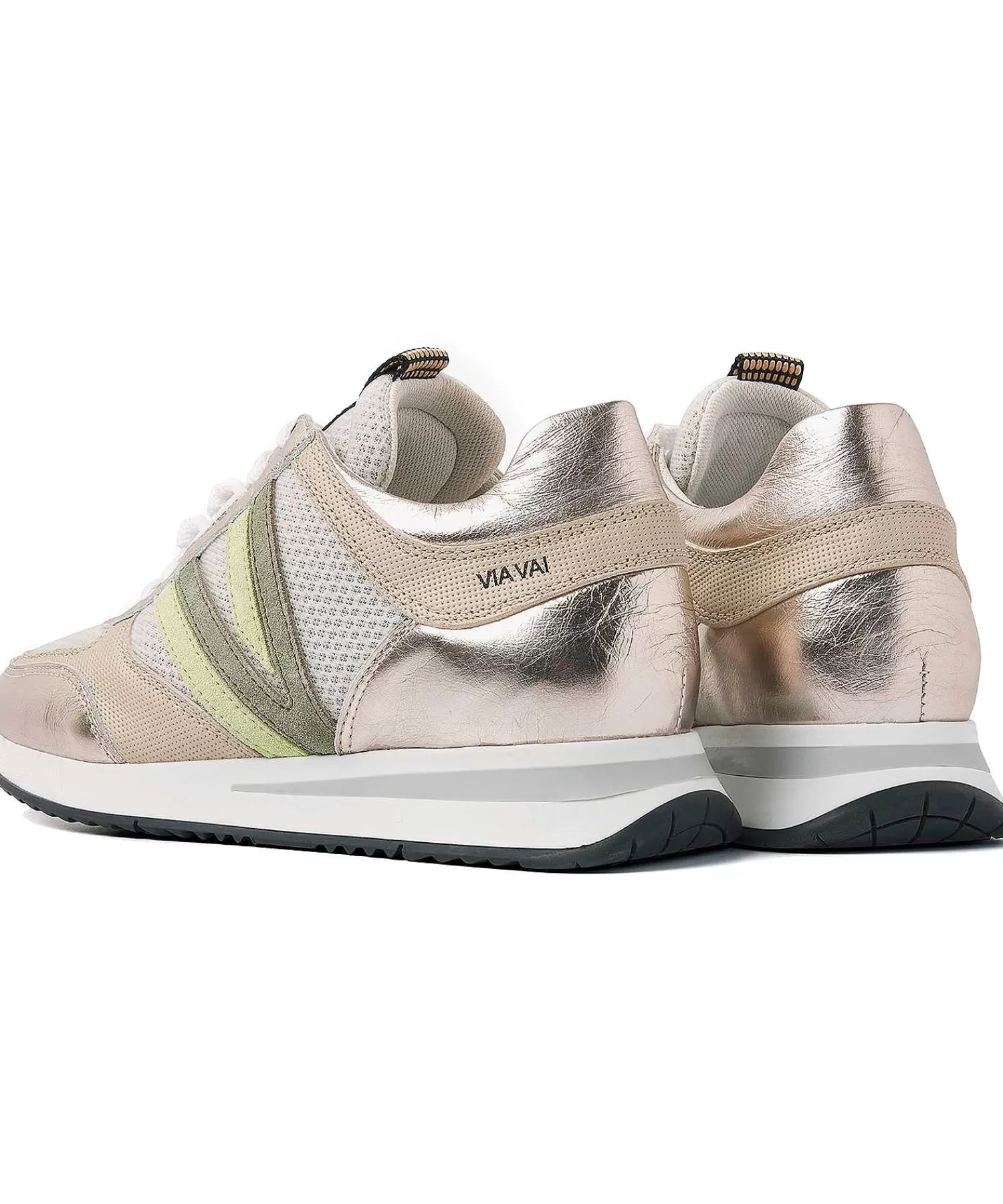VIA VAI Zapatilla Metalica Nora Vibe Cheap