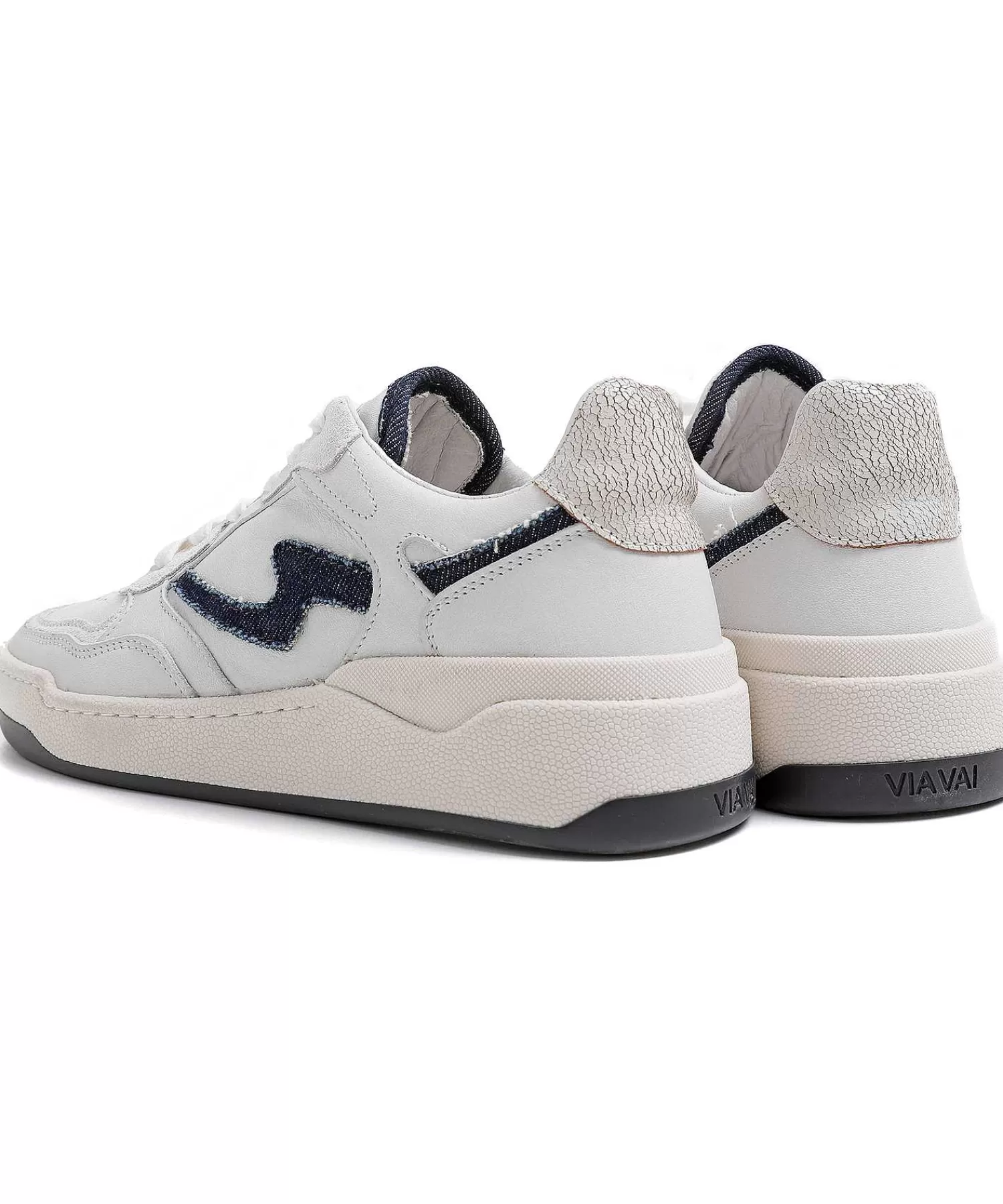 VIA VAI Zapatillas Bajas Con Denim Sam Levi Clearance